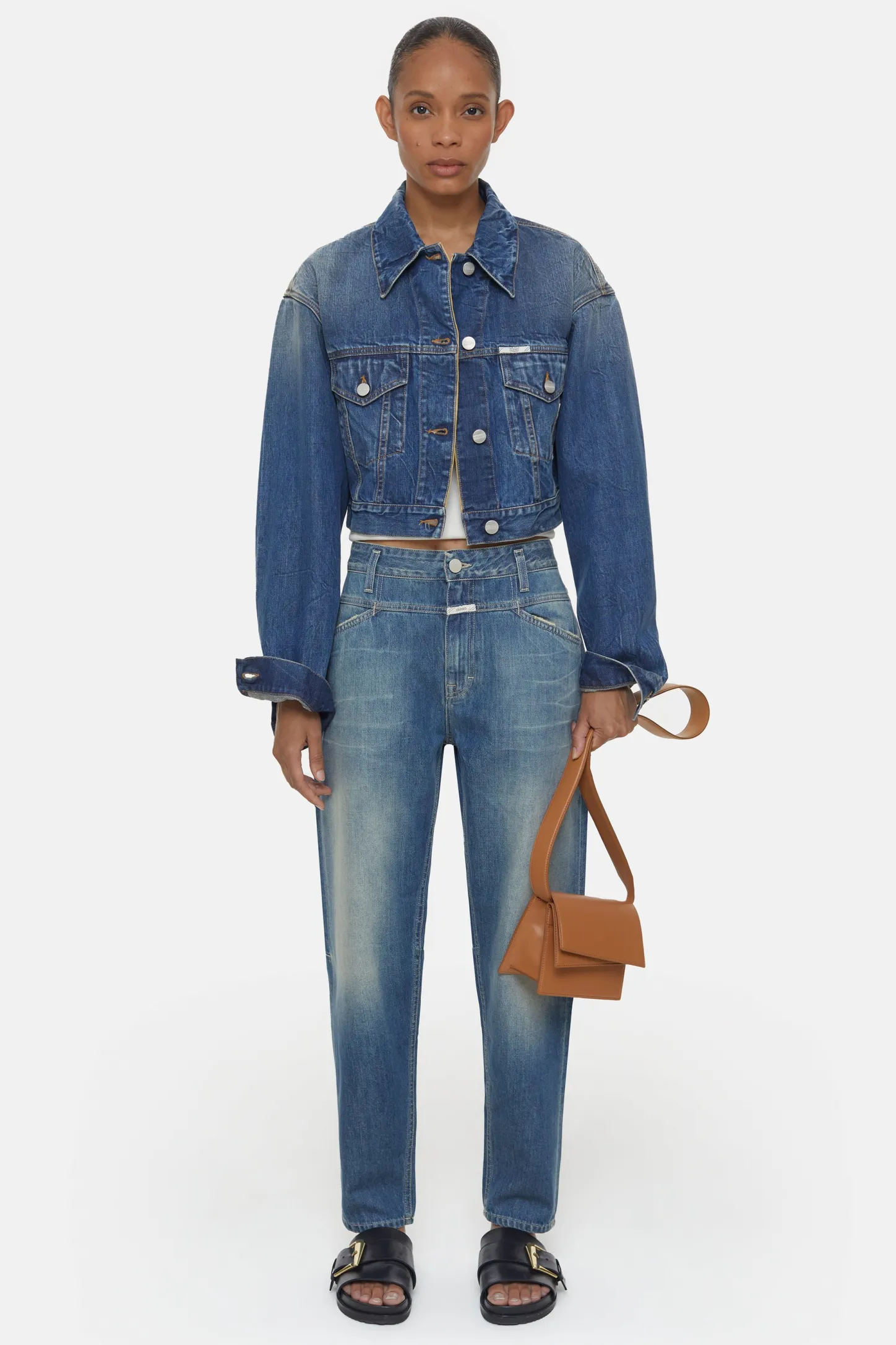 CLOSED X-Pocket-Familie>Relaxte Jeans - Stijlnaam X-Lent Midden Blauw