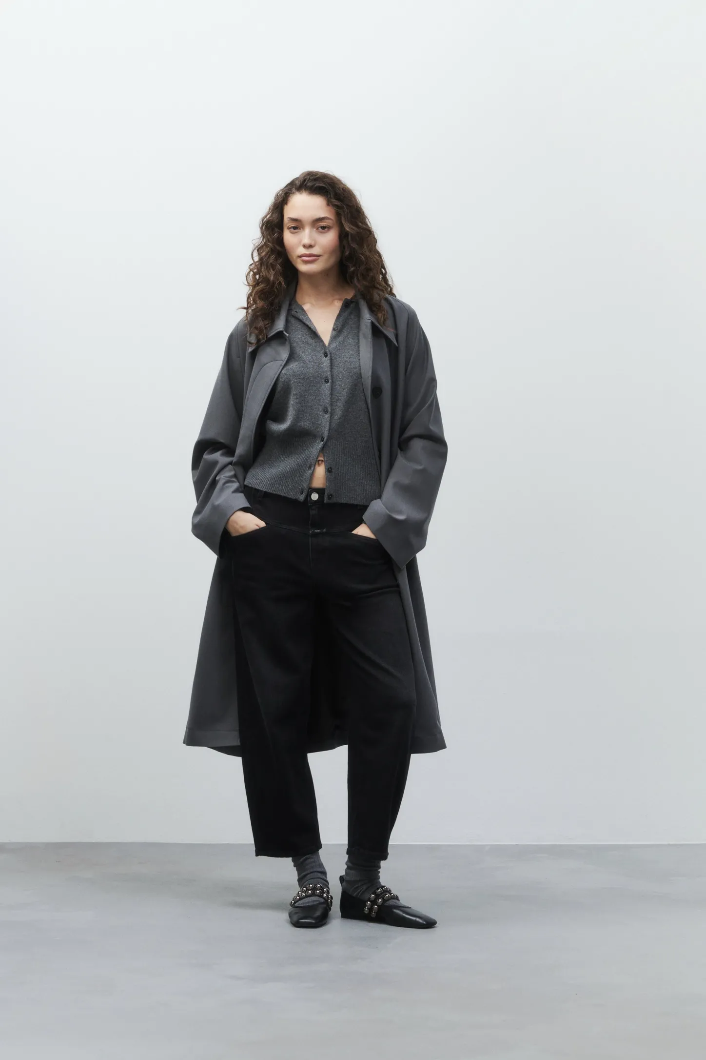 CLOSED X-Pocket-Familie>Relaxte Jeans - Stijlnaam Stover-X Donker Grijs