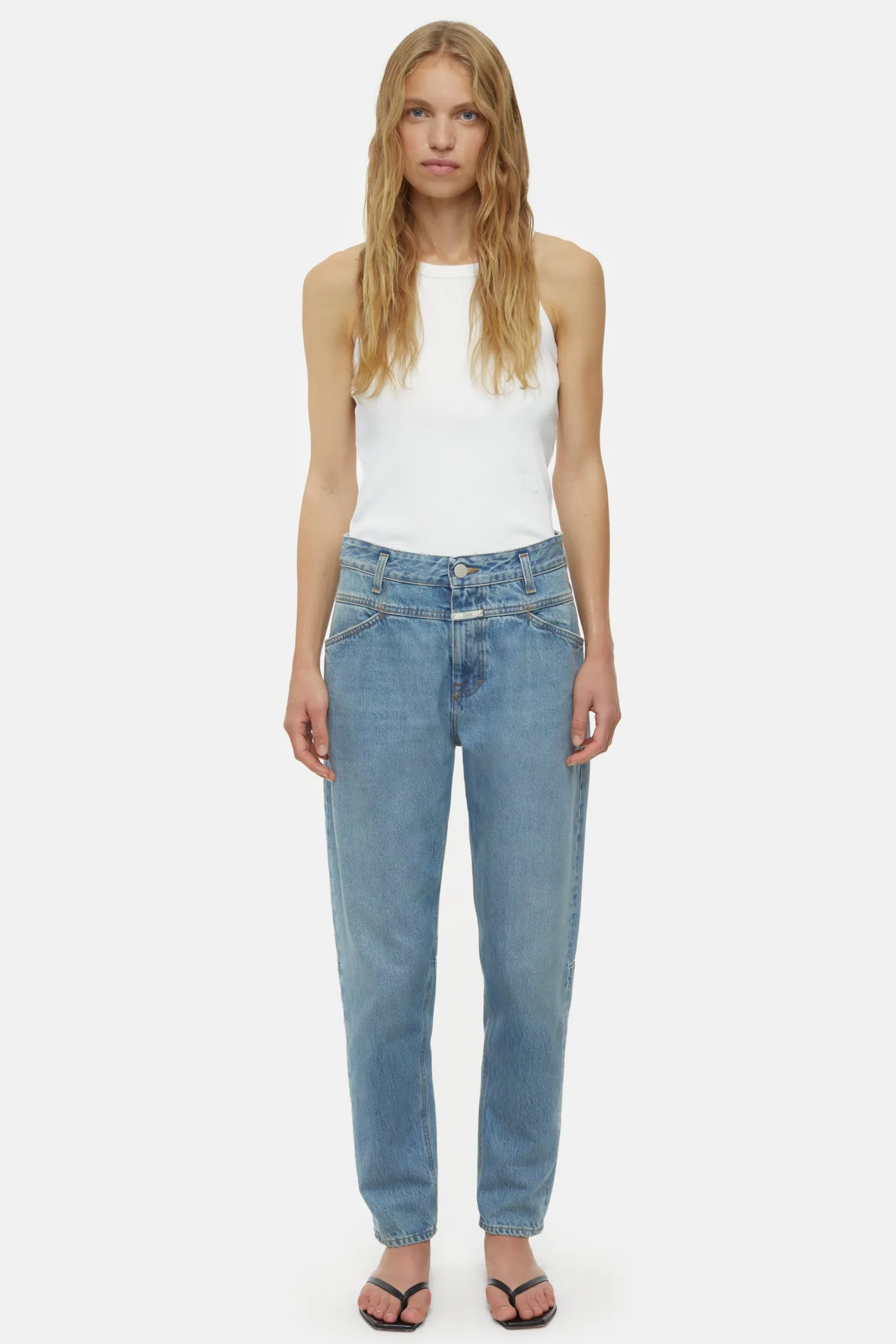 CLOSED Ontspannend>Relaxte Jeans - Stijlnaam X-Lent Midden Blauw