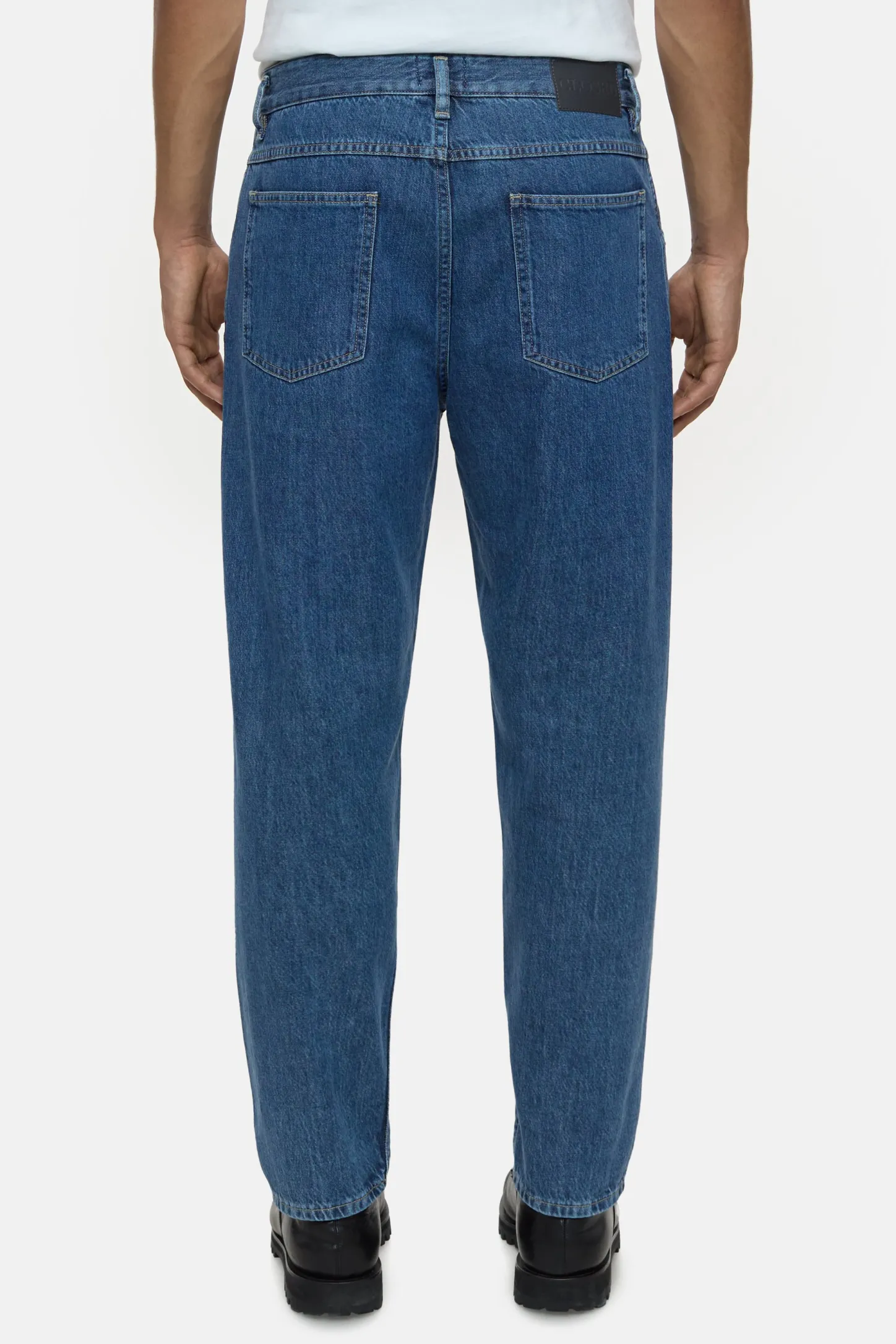 CLOSED Blauwe Spijkerbroek>Relaxte Jeans - Stijlnaam X-Lent Tapered Midden Blauw