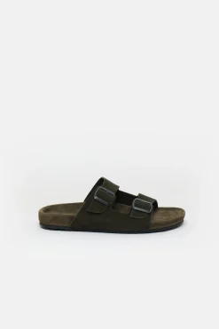 CLOSED Schoenen Leren>Sandalen Leren Industrieel Groen