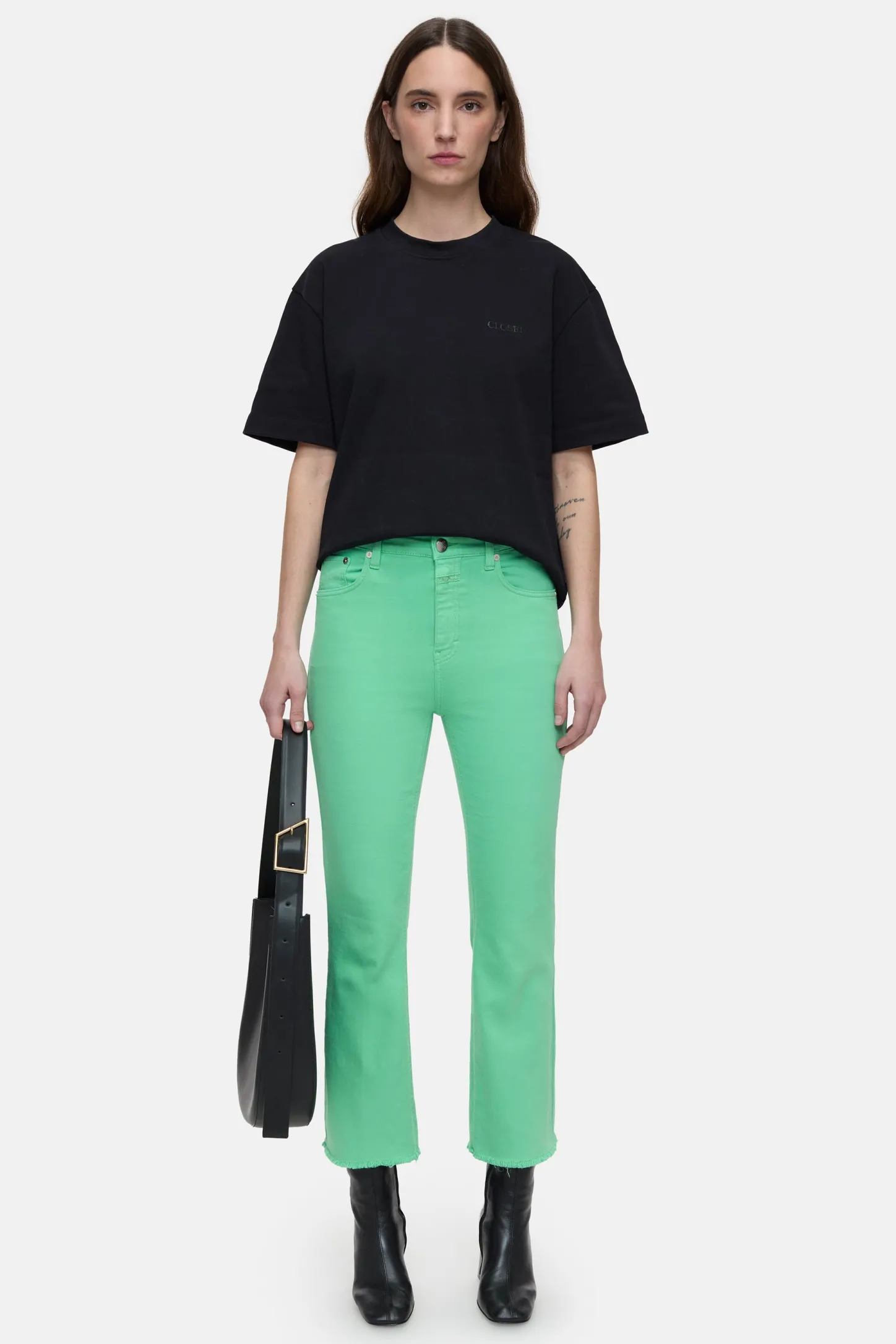 CLOSED Jeans>Skinny Jeans - Stijlnaam Hi-Sun Groene Schop