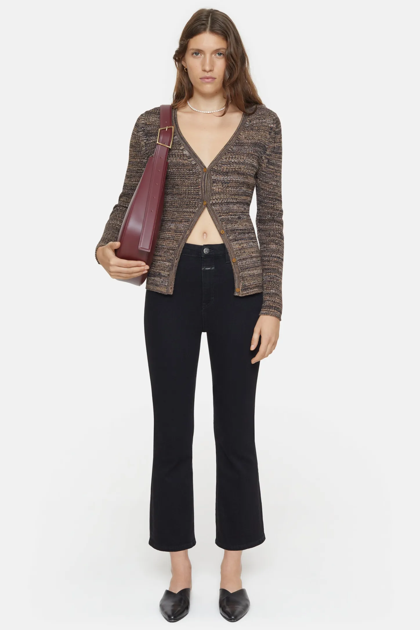 CLOSED Mager>Skinny Jeans - Stijlnaam Hi-Sun Donker Grijs