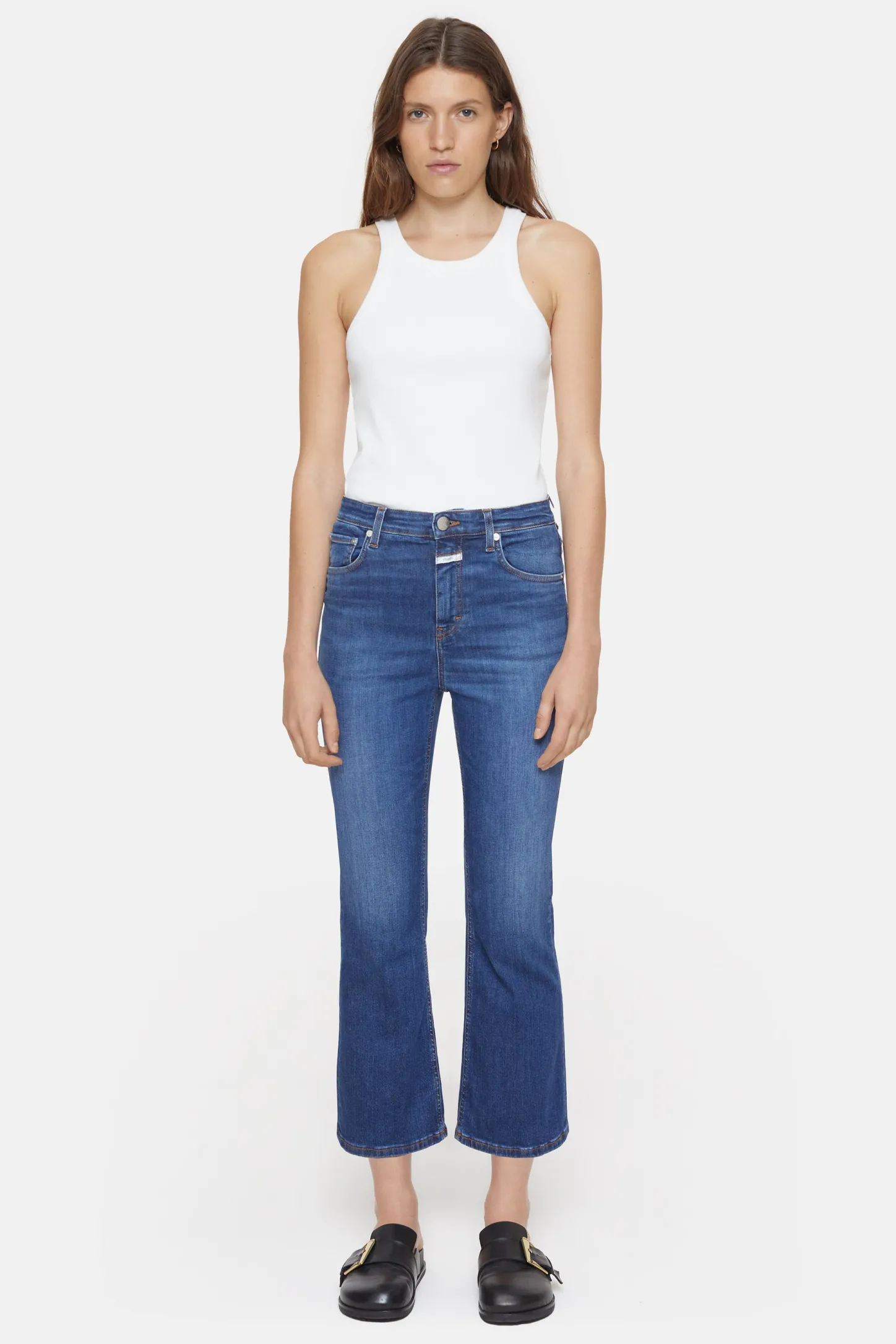 CLOSED Mager>Skinny Jeans - Stijlnaam Hi-Sun Donkerblauw