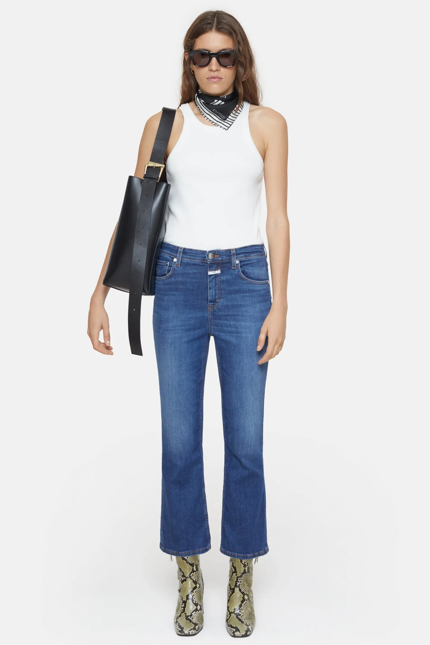 CLOSED Mager>Skinny Jeans - Stijlnaam Hi-Sun Donkerblauw