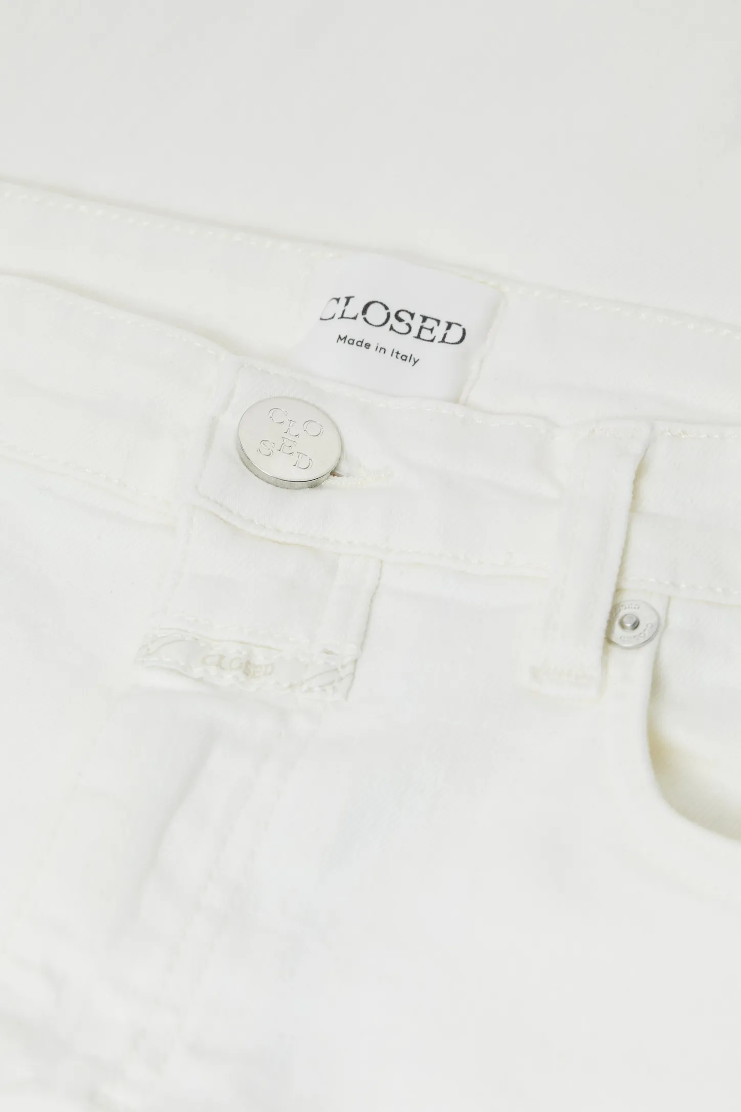 CLOSED Mager>Skinny Jeans - Stijlnaam Hi-Sun Ivoor
