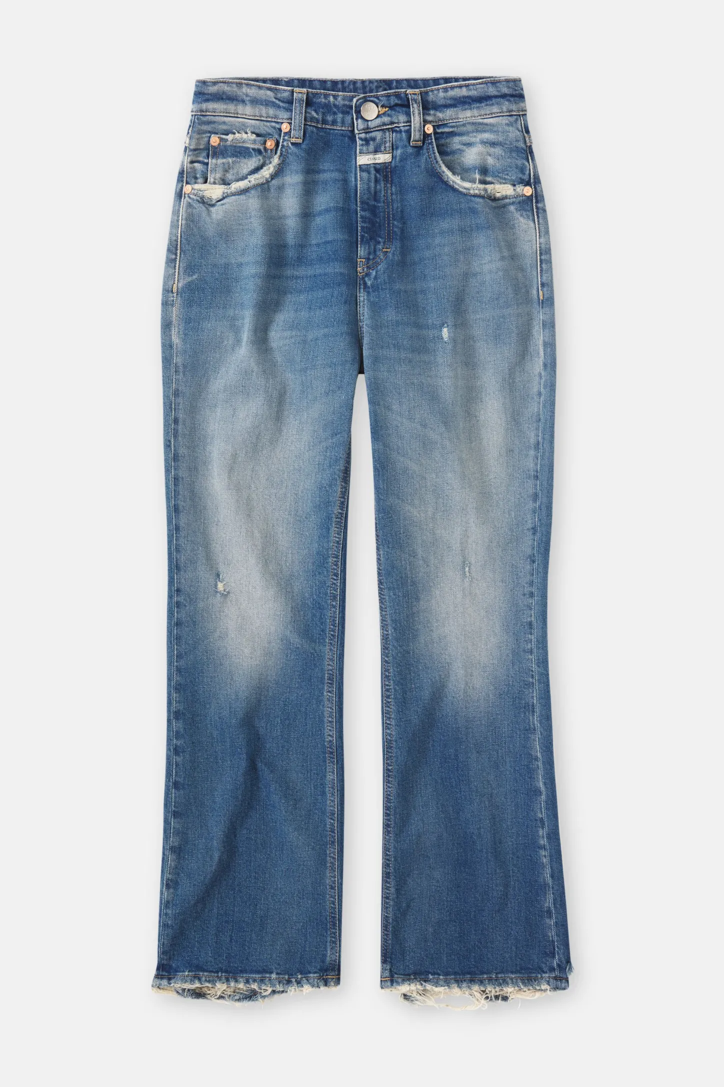 CLOSED Eco-Denim>Skinny Jeans - Stijlnaam Hi-Sun Midden Blauw
