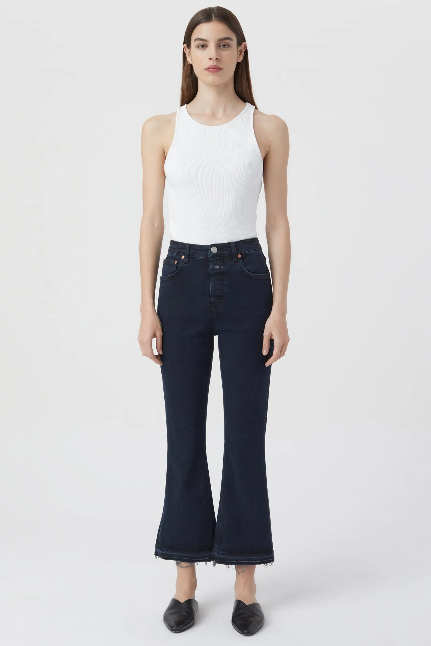 CLOSED Mager>Skinny Jeans - Stijlnaam Hi-Sun Blauw Zwart