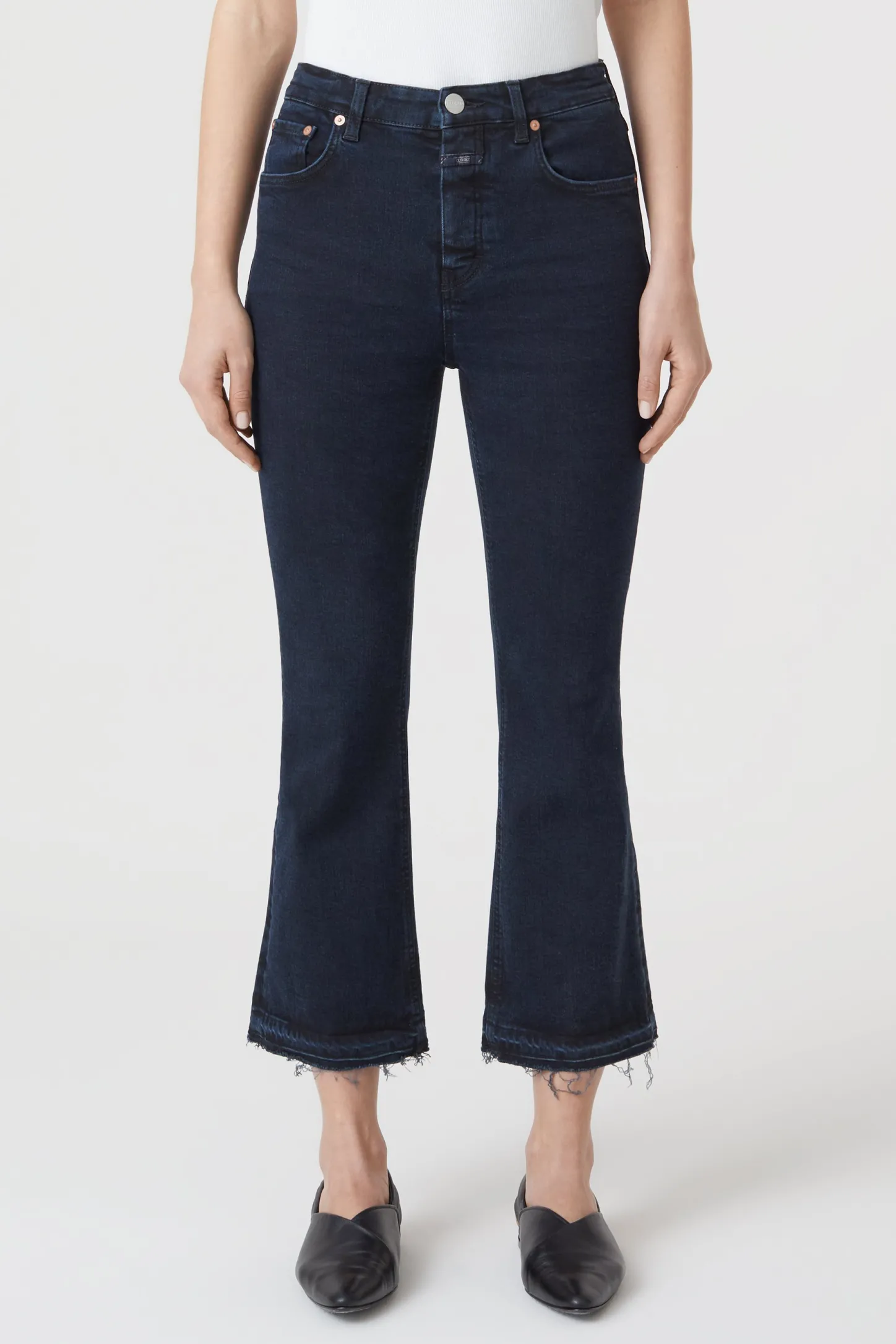 CLOSED Mager>Skinny Jeans - Stijlnaam Hi-Sun Blauw Zwart