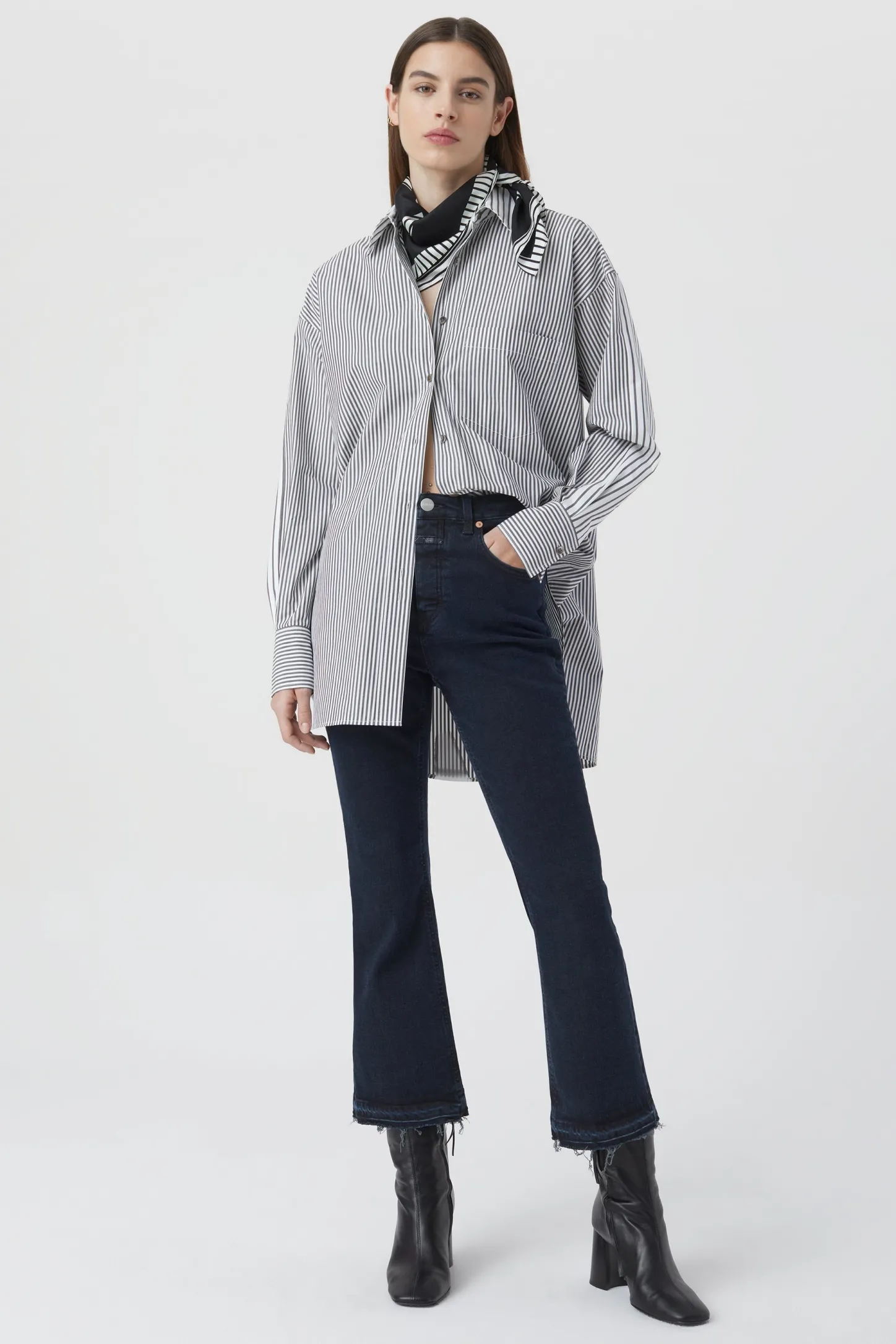 CLOSED Mager>Skinny Jeans - Stijlnaam Hi-Sun Blauw Zwart