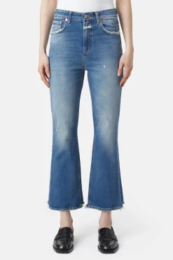 CLOSED Mager>Skinny Jeans - Stijlnaam Hi-Sun Midden Blauw