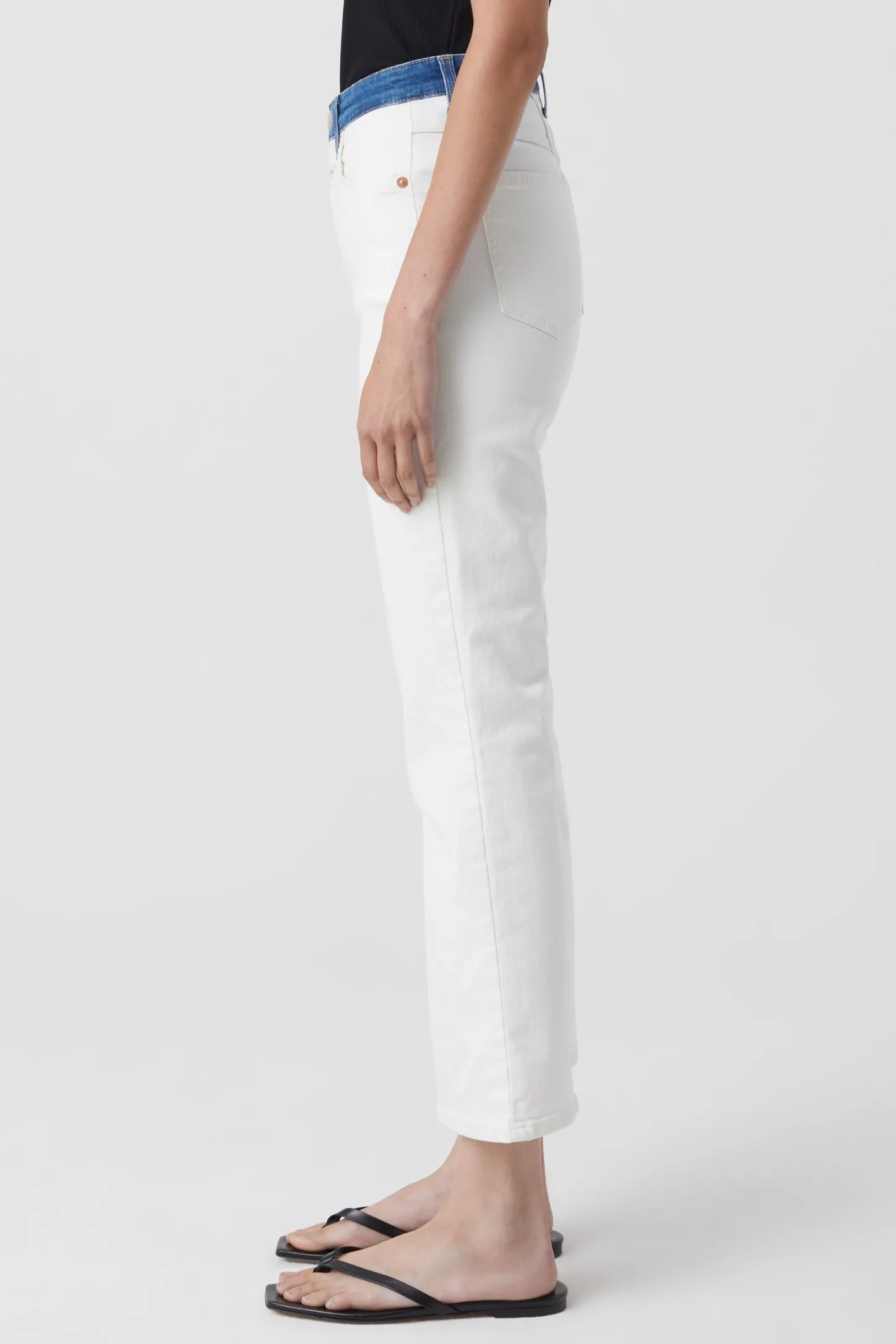 CLOSED Mager>Skinny Jeans - Stijlnaam Hi-Sun Creme