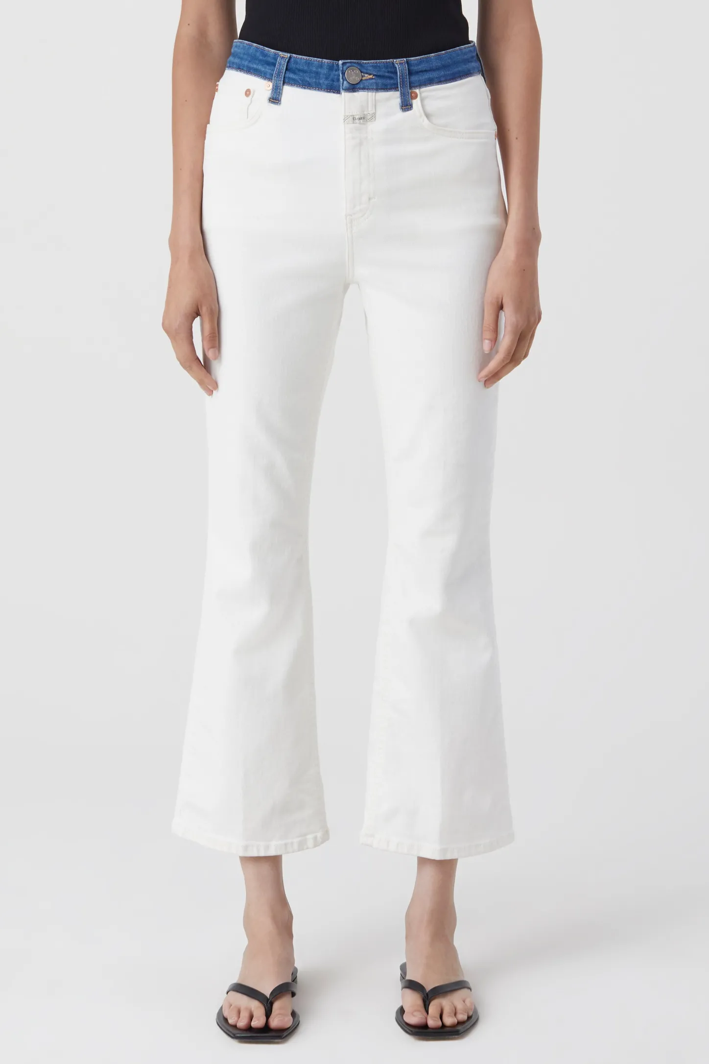 CLOSED Mager>Skinny Jeans - Stijlnaam Hi-Sun Creme