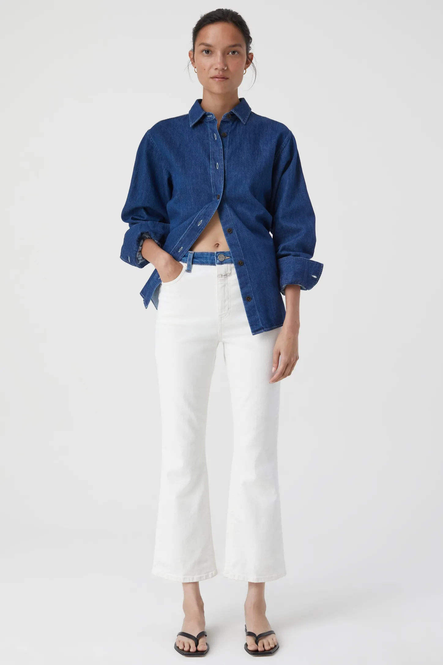 CLOSED Mager>Skinny Jeans - Stijlnaam Hi-Sun Creme