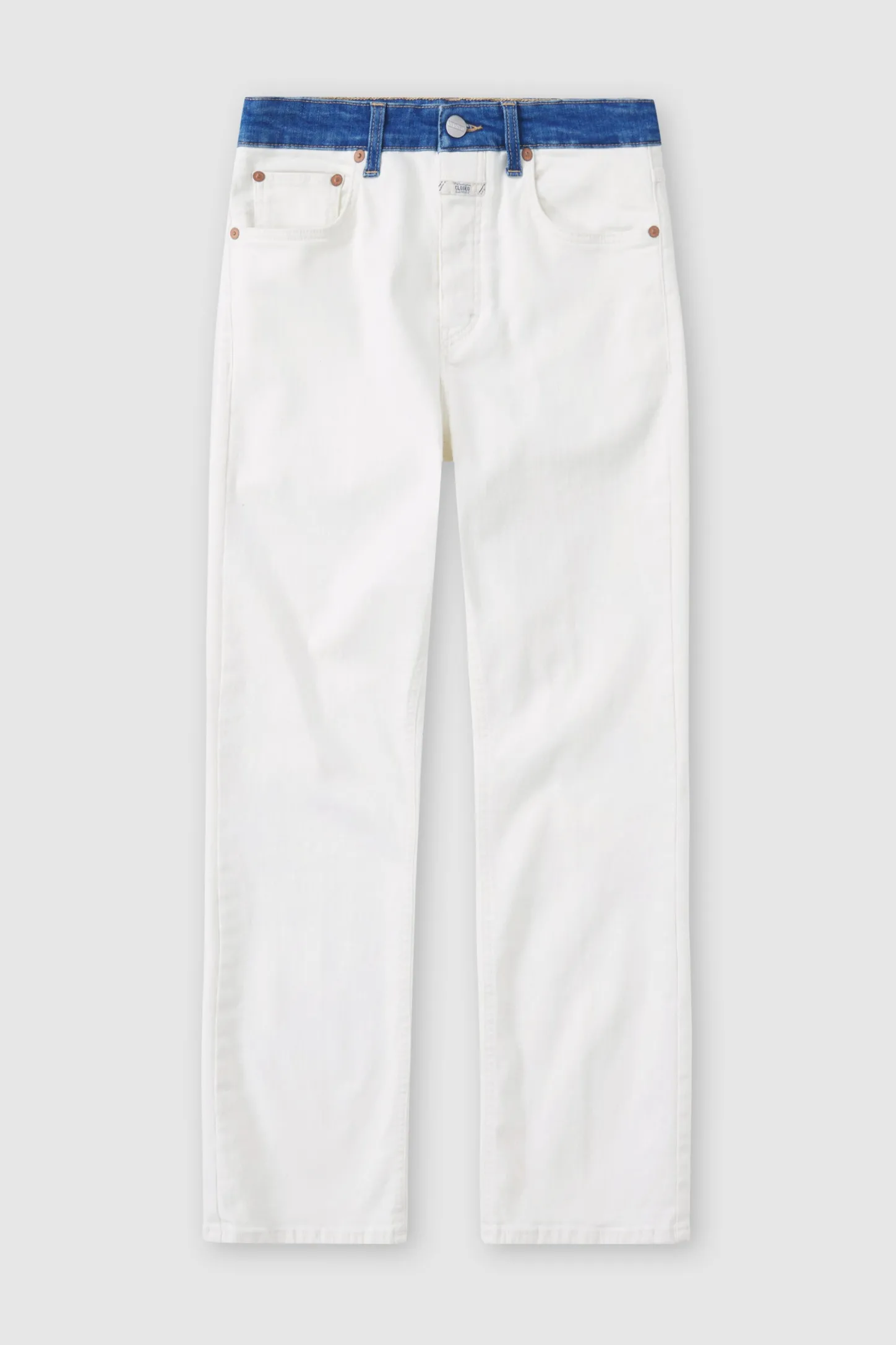 CLOSED Mager>Skinny Jeans - Stijlnaam Hi-Sun Creme
