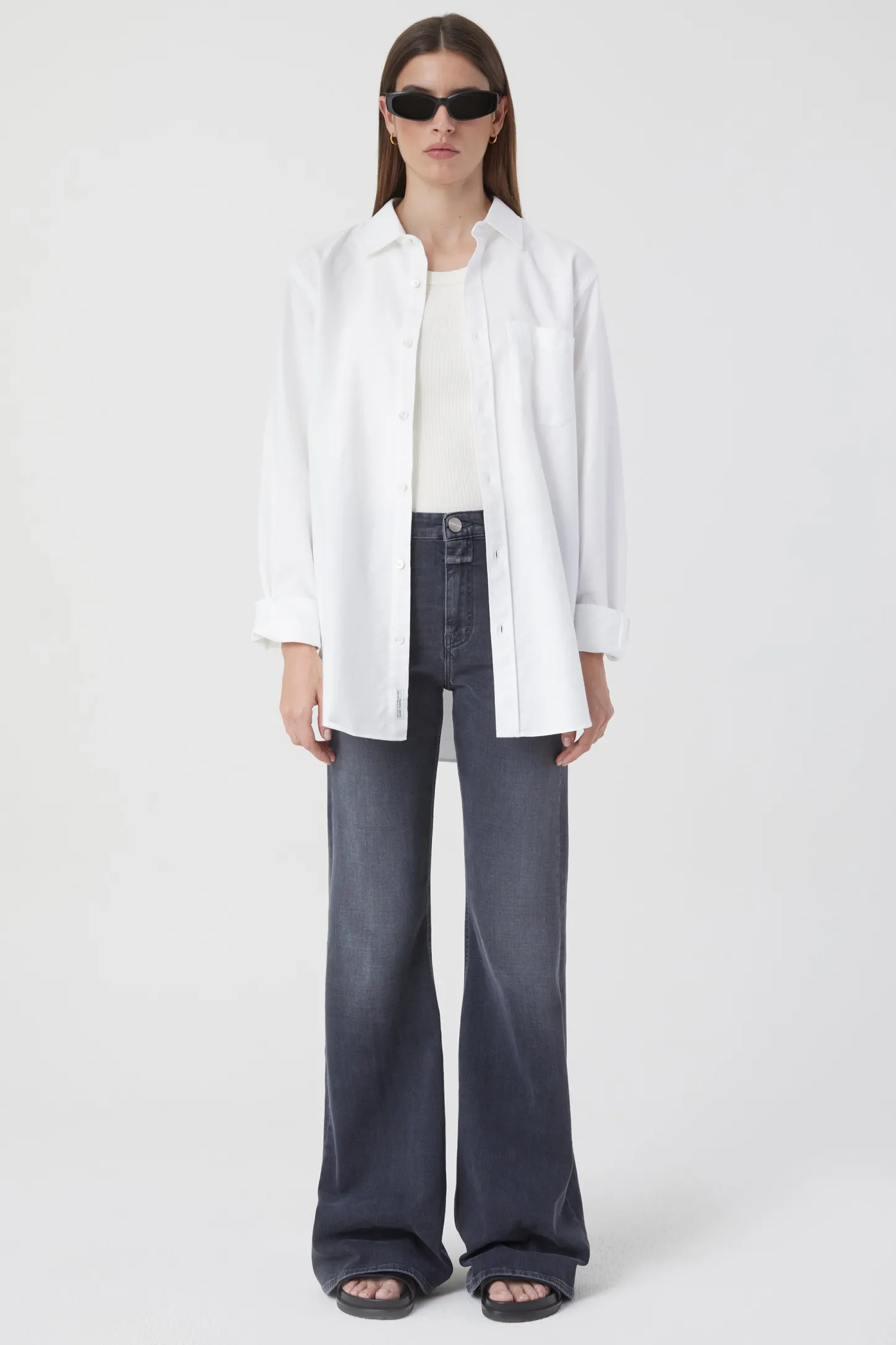 CLOSED Lange Denim>Skinny Jeans - Stijlnaam Rawlin Donker Grijs