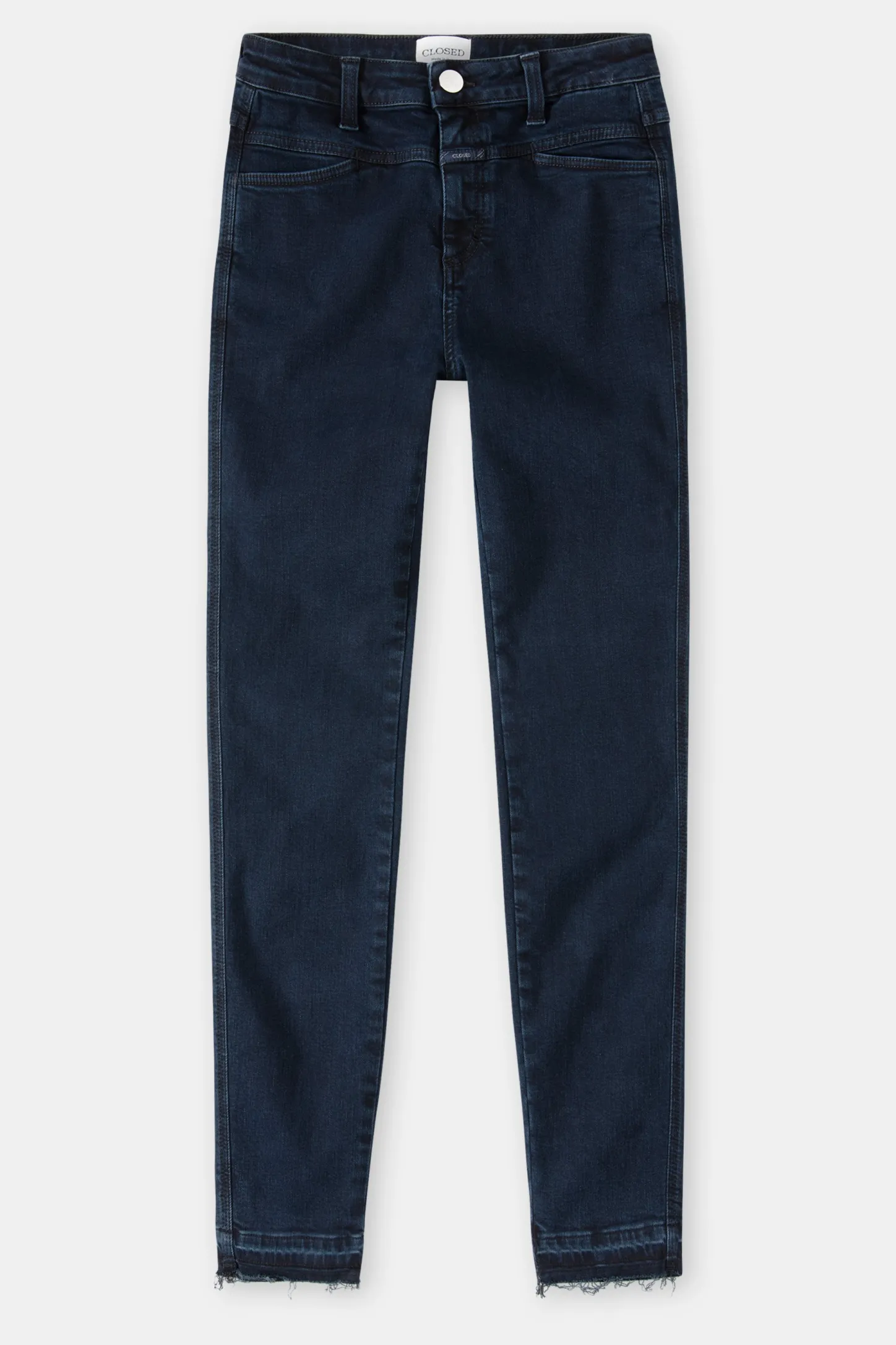 CLOSED X-Pocket-Familie>Skinny Jeans - Stijlnaam Skinny Pusher Blauw Zwart
