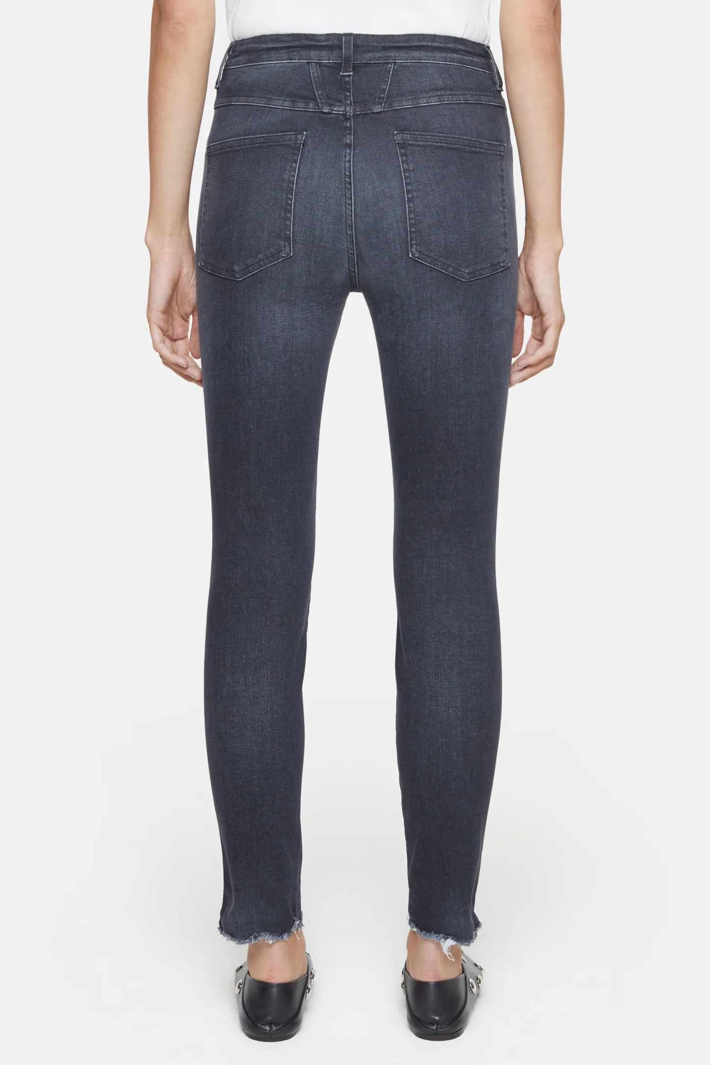 CLOSED Mager>Skinny Jeans - Stijlnaam Skinny Pusher Donker Grijs