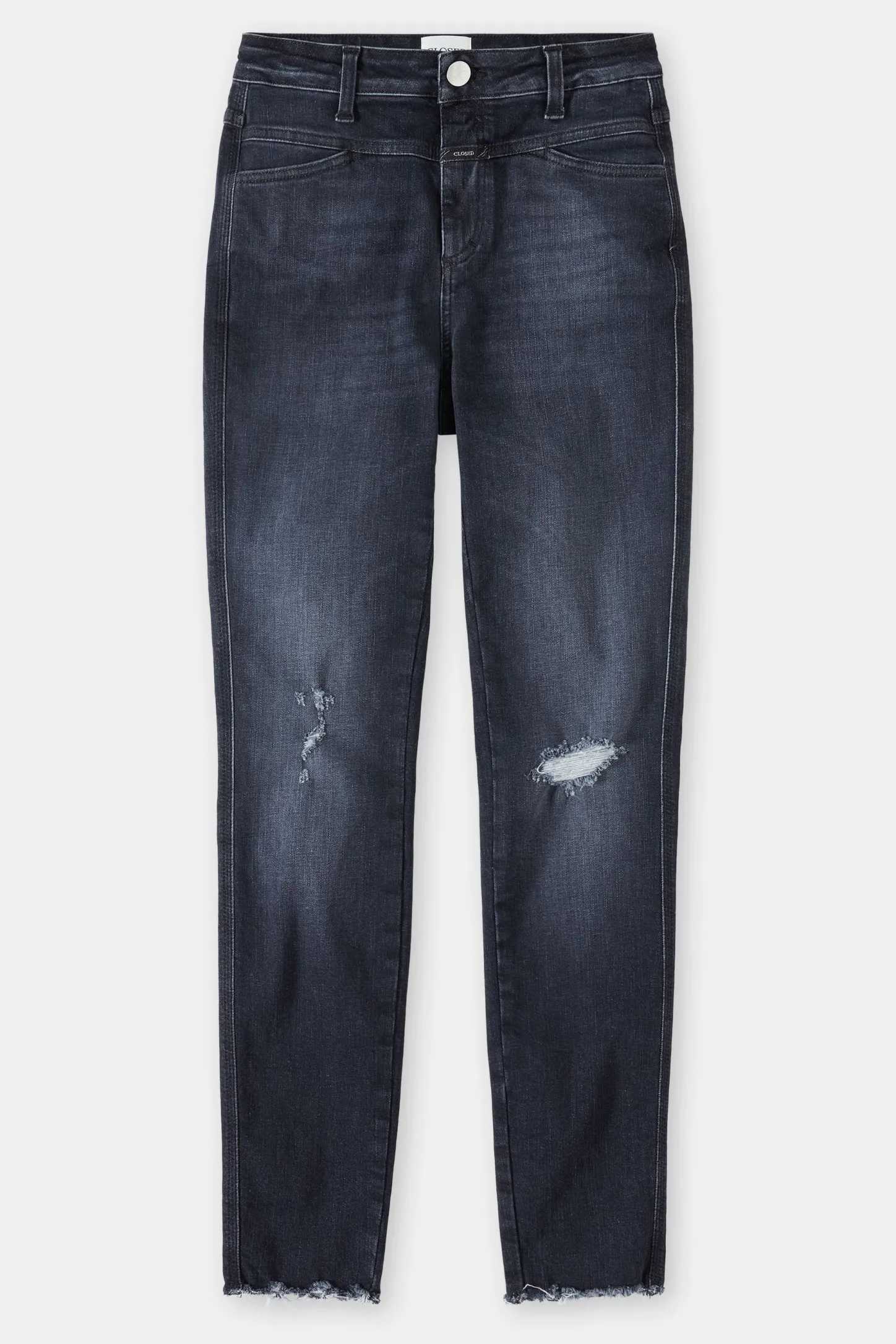 CLOSED Mager>Skinny Jeans - Stijlnaam Skinny Pusher Donker Grijs