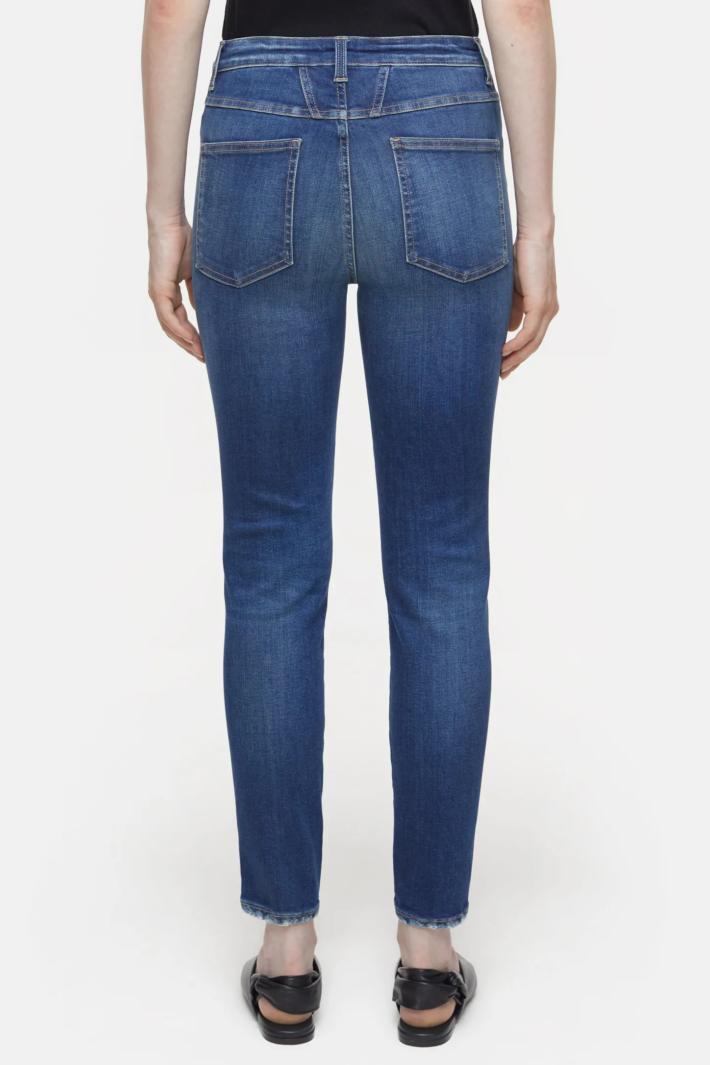 CLOSED Mager>Skinny Jeans - Stijlnaam Skinny Pusher Donkerblauw
