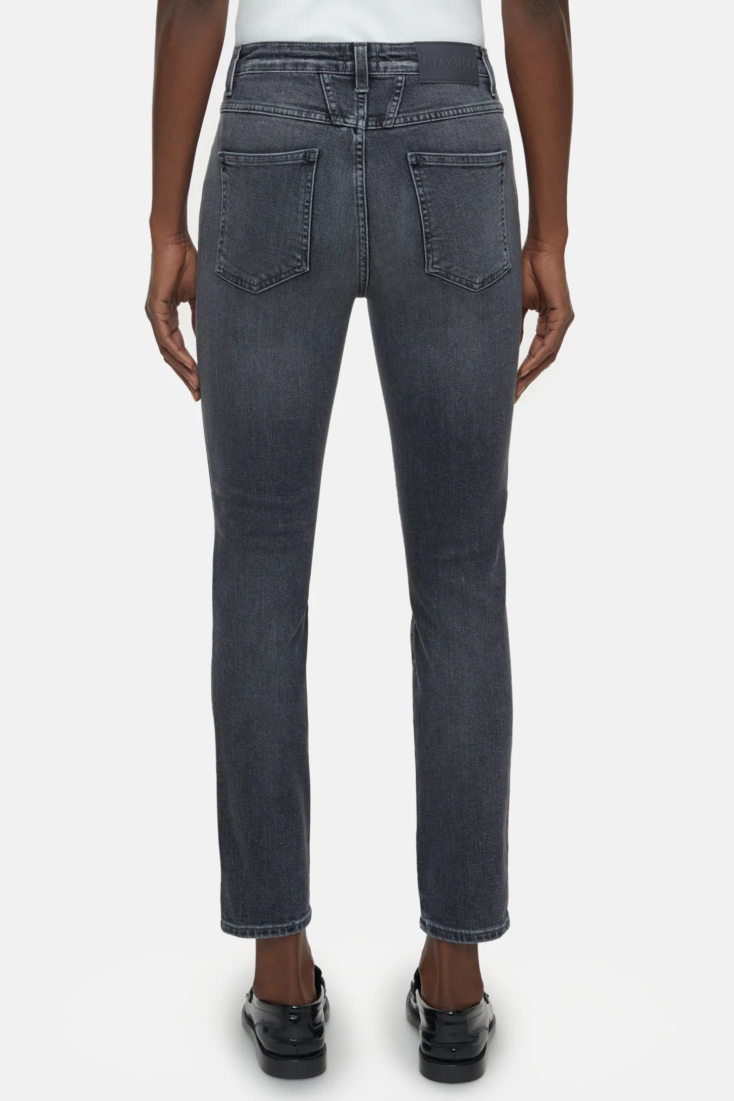 CLOSED Mager>Skinny Jeans - Stijlnaam Skinny Pusher Midden Grijs