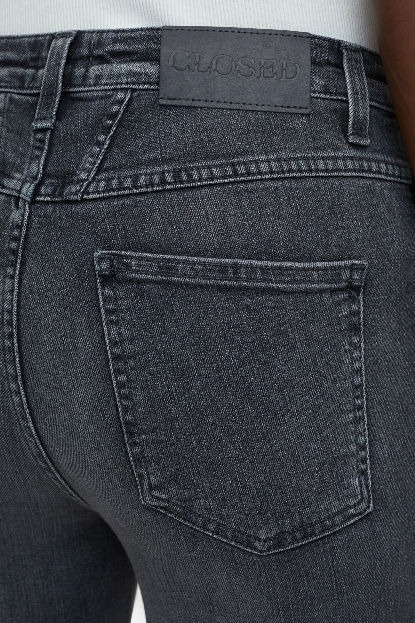 CLOSED Mager>Skinny Jeans - Stijlnaam Skinny Pusher Midden Grijs