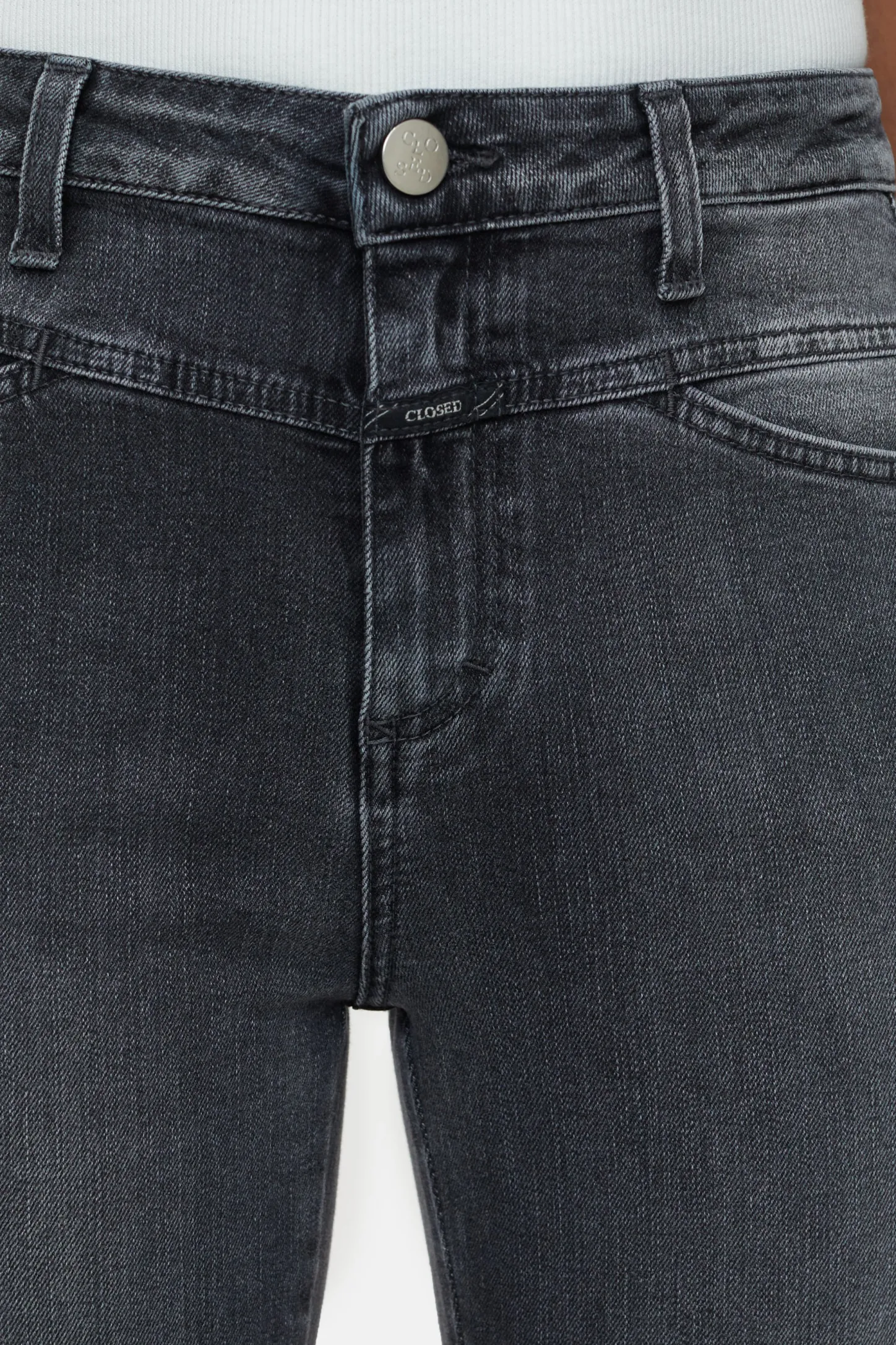 CLOSED Mager>Skinny Jeans - Stijlnaam Skinny Pusher Midden Grijs