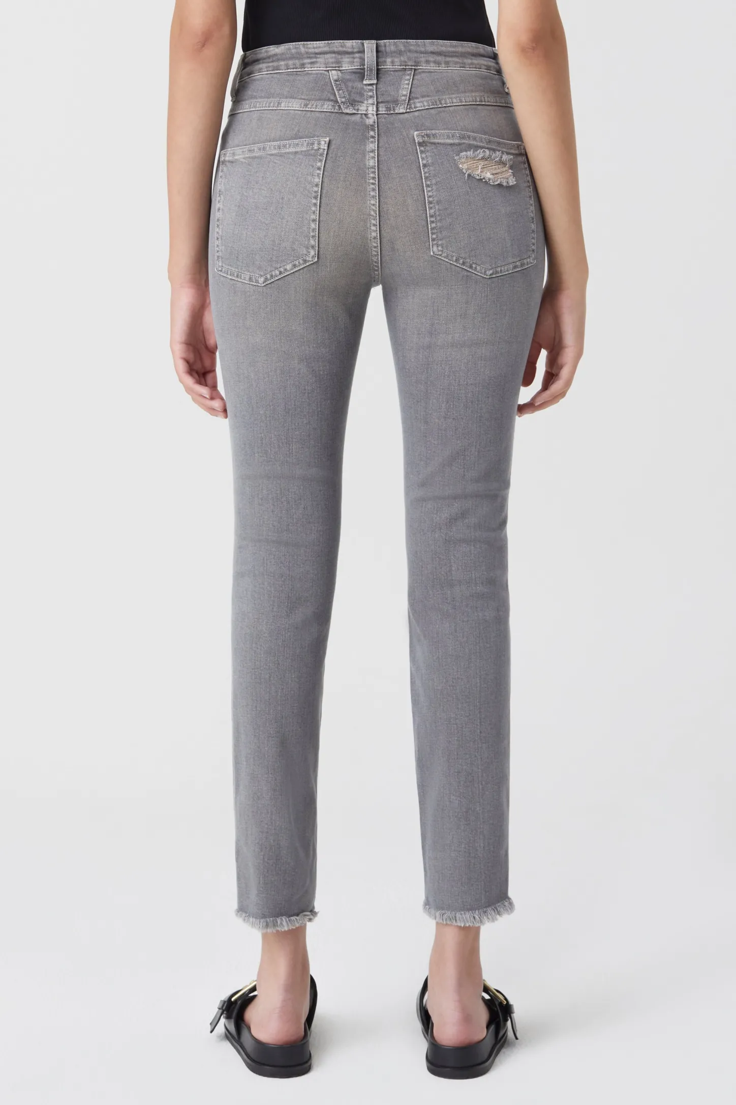 CLOSED Mager>Skinny Jeans - Stijlnaam Skinny Pusher Midden Grijs