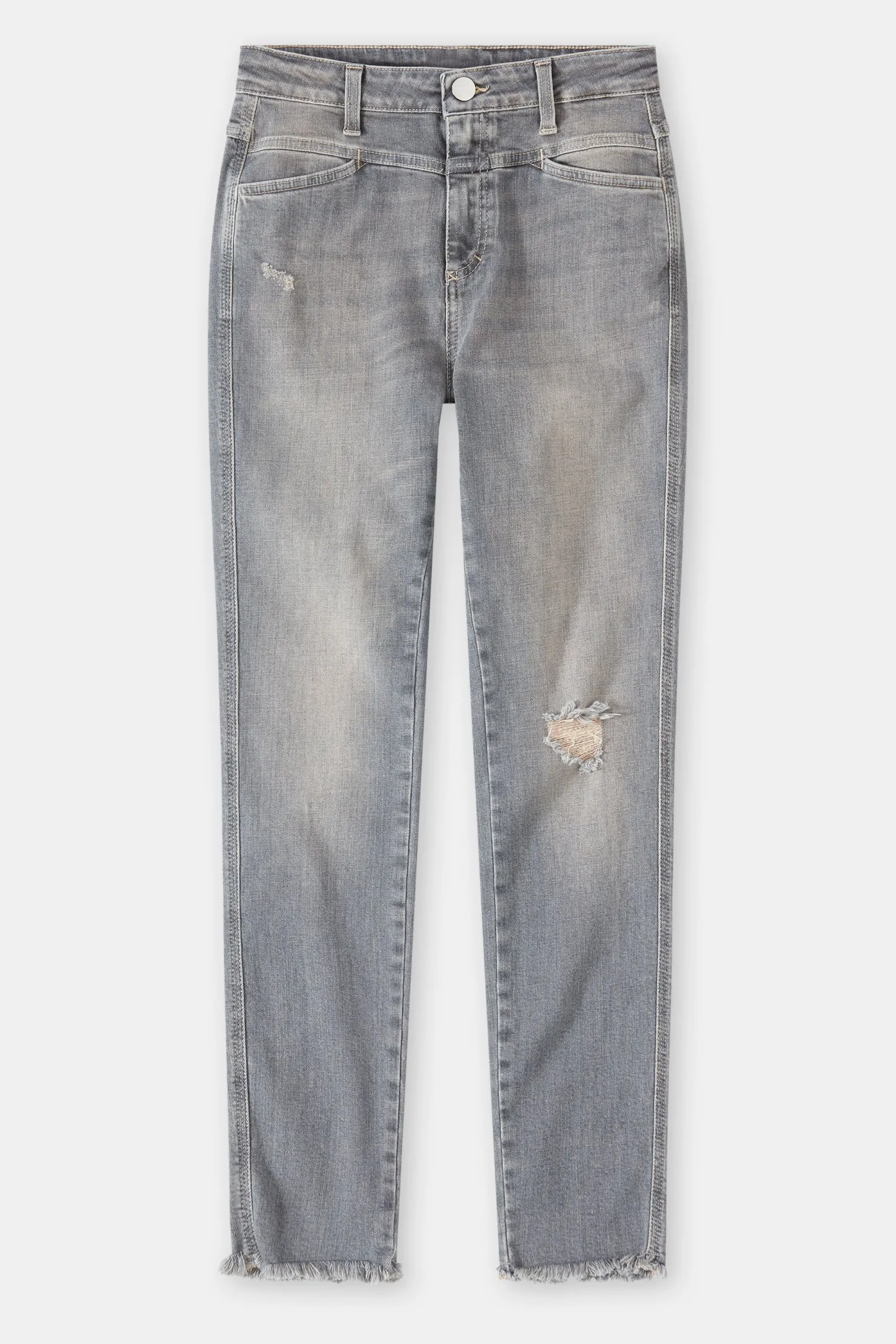 CLOSED Mager>Skinny Jeans - Stijlnaam Skinny Pusher Midden Grijs