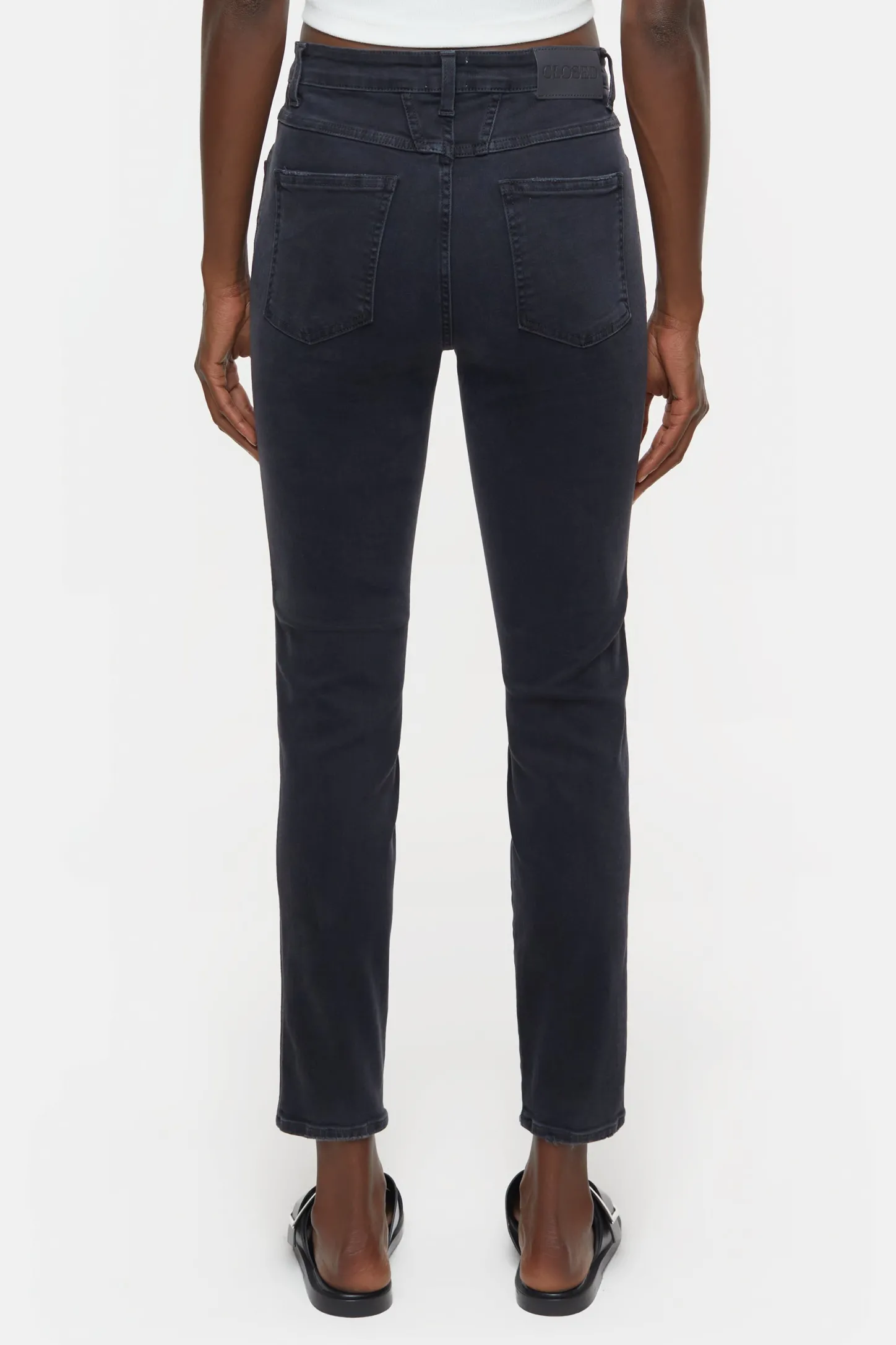 CLOSED Mager>Skinny Jeans - Stijlnaam Skinny Pusher Zwartzwart