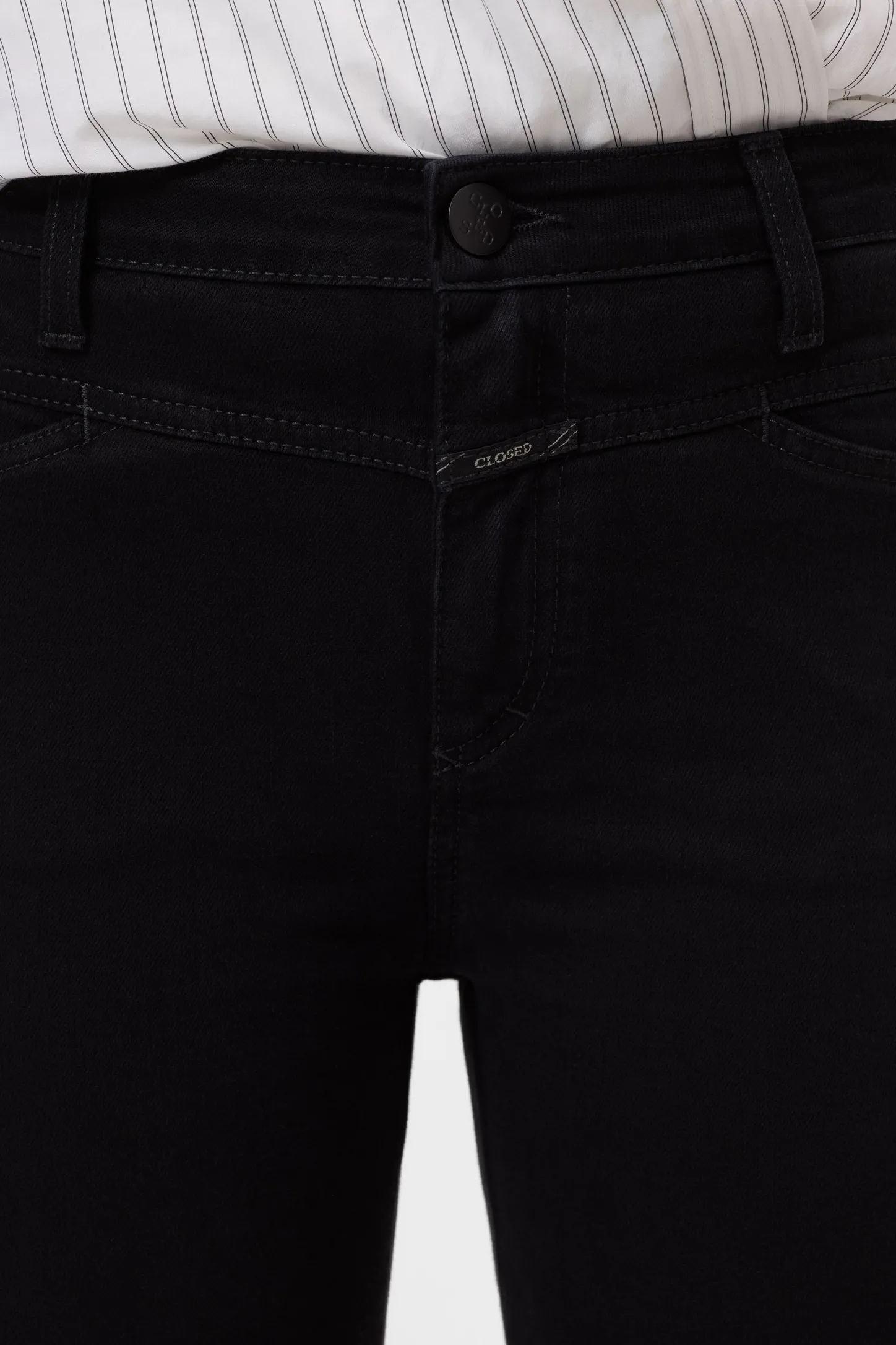 CLOSED X-Pocket-Familie>Skinny Jeans - Stijlnaam Skinny Pusher Zwart