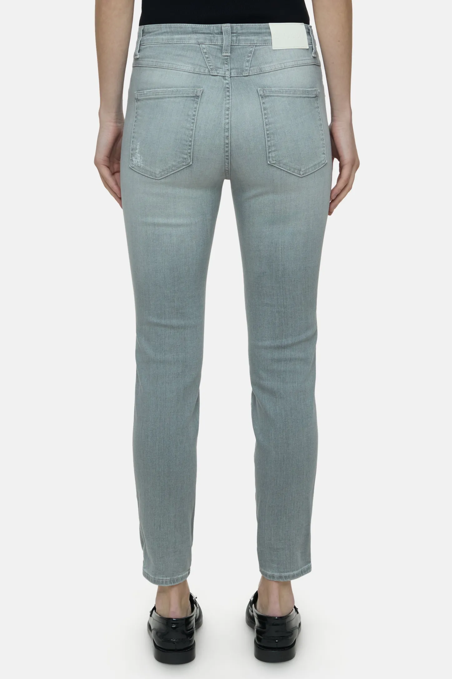 CLOSED X-Pocket-Familie>Skinny Jeans - Stijlnaam Skinny Pusher Lichtgrijs