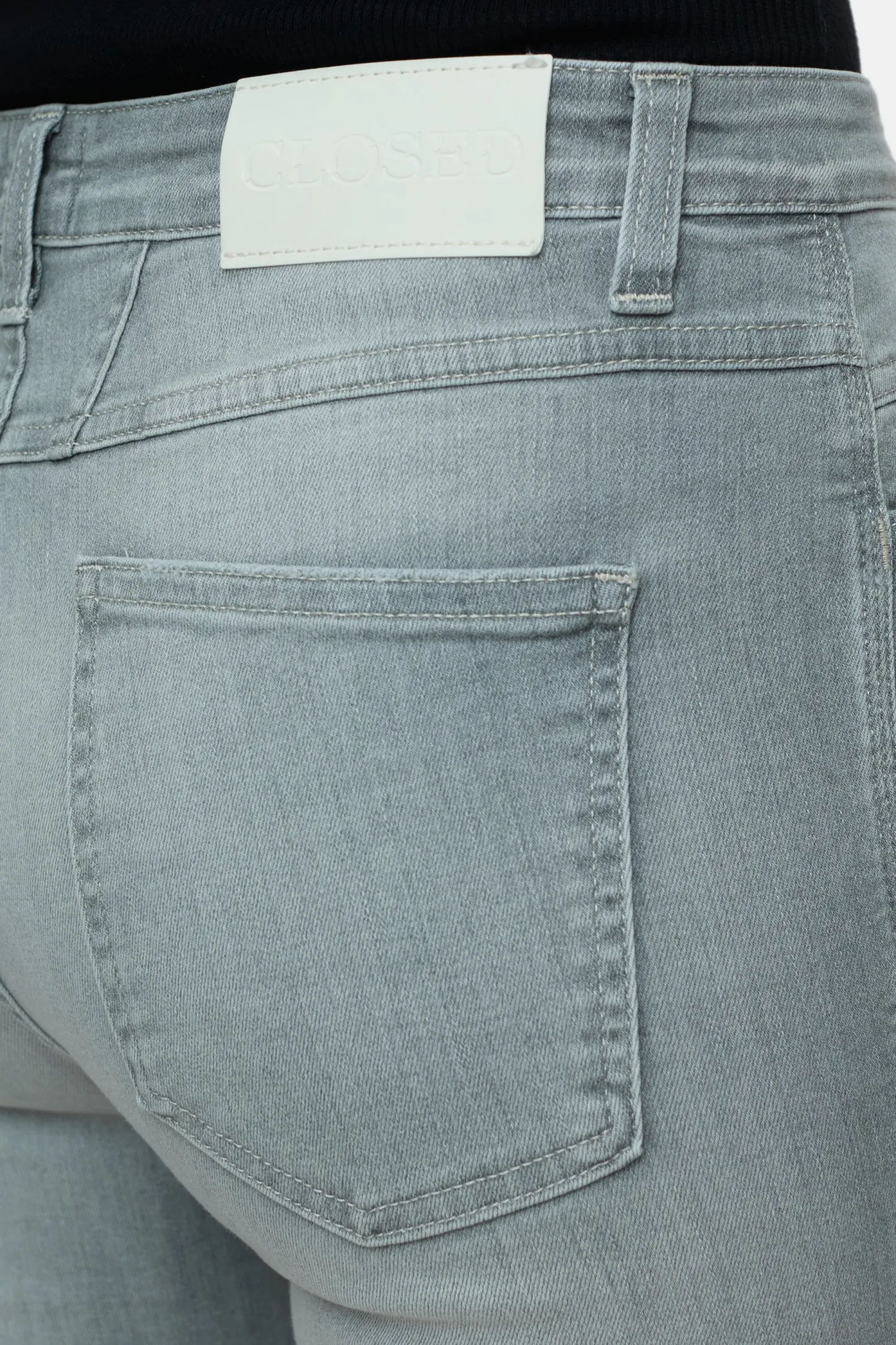 CLOSED X-Pocket-Familie>Skinny Jeans - Stijlnaam Skinny Pusher Lichtgrijs