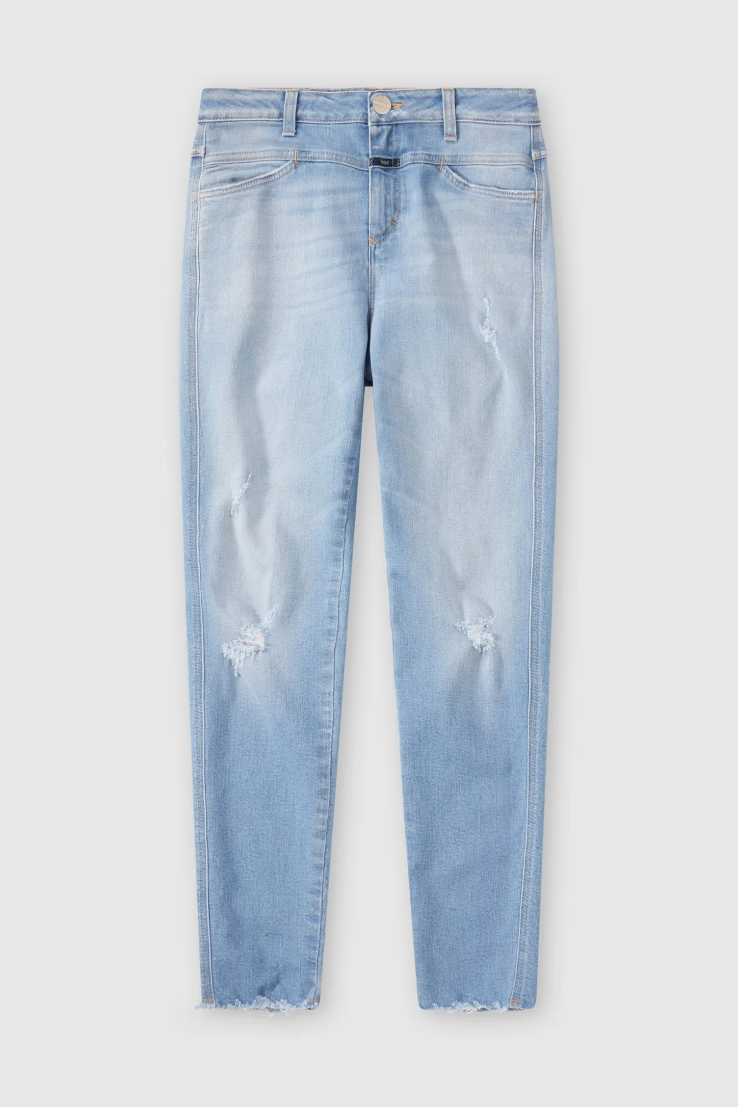 CLOSED X-Pocket-Familie>Skinny Jeans - Stijlnaam Skinny Pusher Midden Blauw
