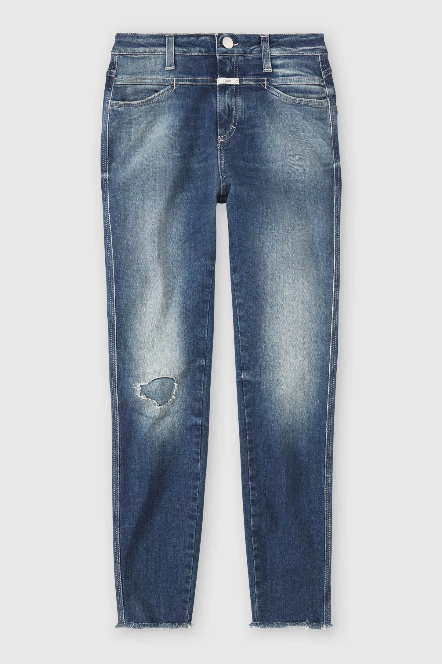 CLOSED X-Pocket-Familie>Skinny Jeans - Stijlnaam Skinny Pusher Donkerblauw