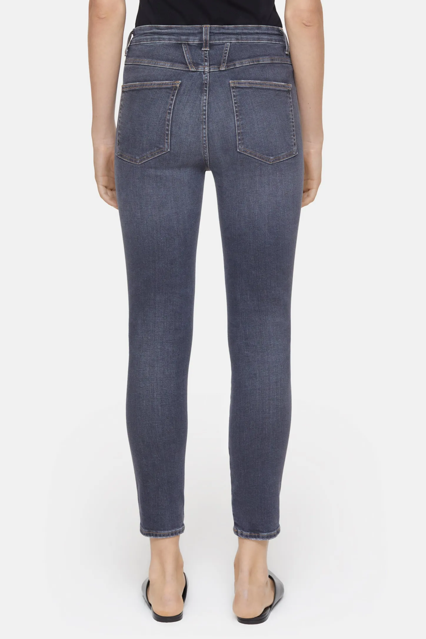 CLOSED X-Pocket-Familie>Skinny Jeans - Stijlnaam Skinny Pusher Donker Grijs