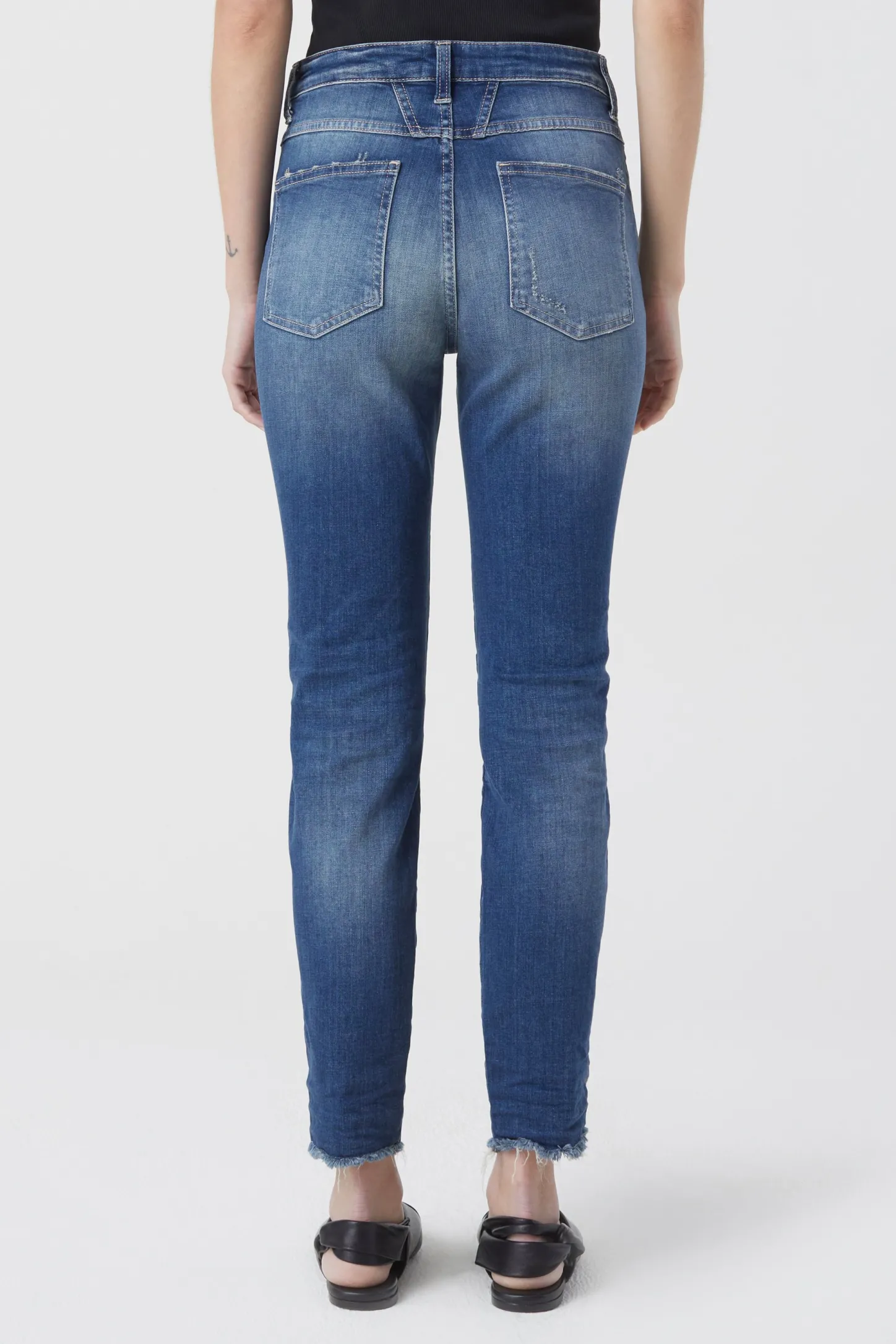 CLOSED Mager>Skinny Jeans - Stijlnaam Skinny Pusher Donkerblauw