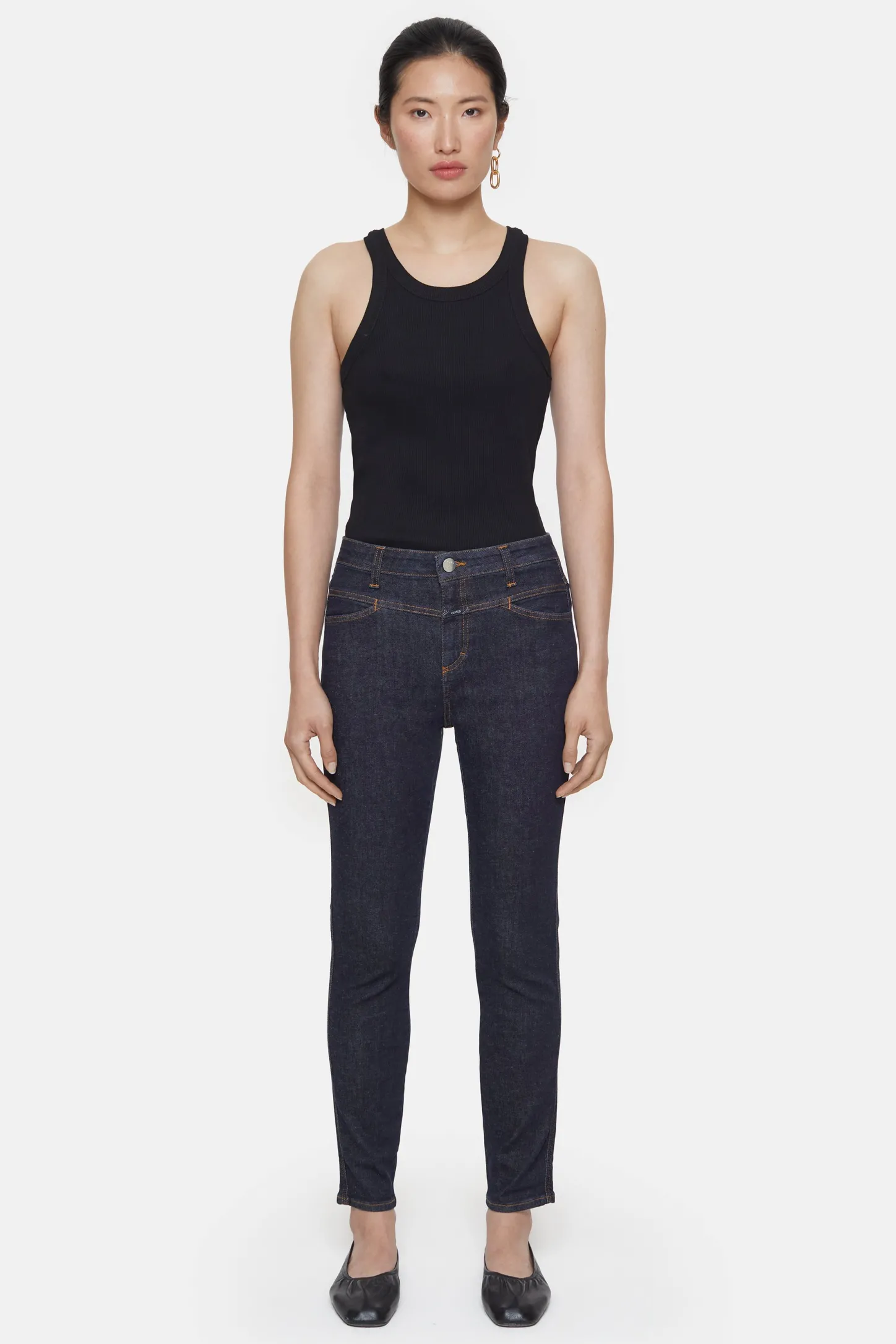 CLOSED Mager>Skinny Jeans - Stijlnaam Skinny Pusher Donkerblauw