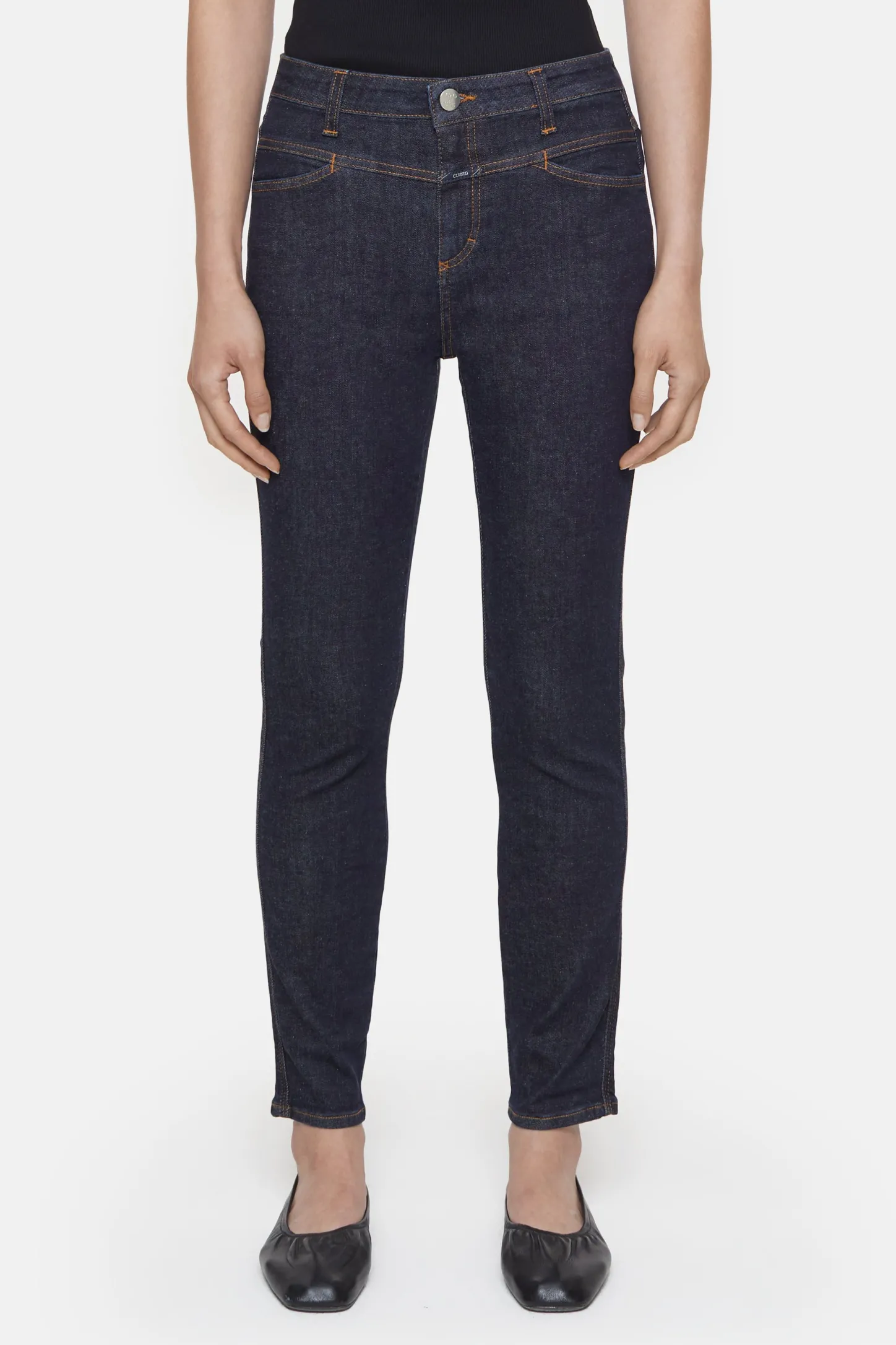 CLOSED Mager>Skinny Jeans - Stijlnaam Skinny Pusher Donkerblauw