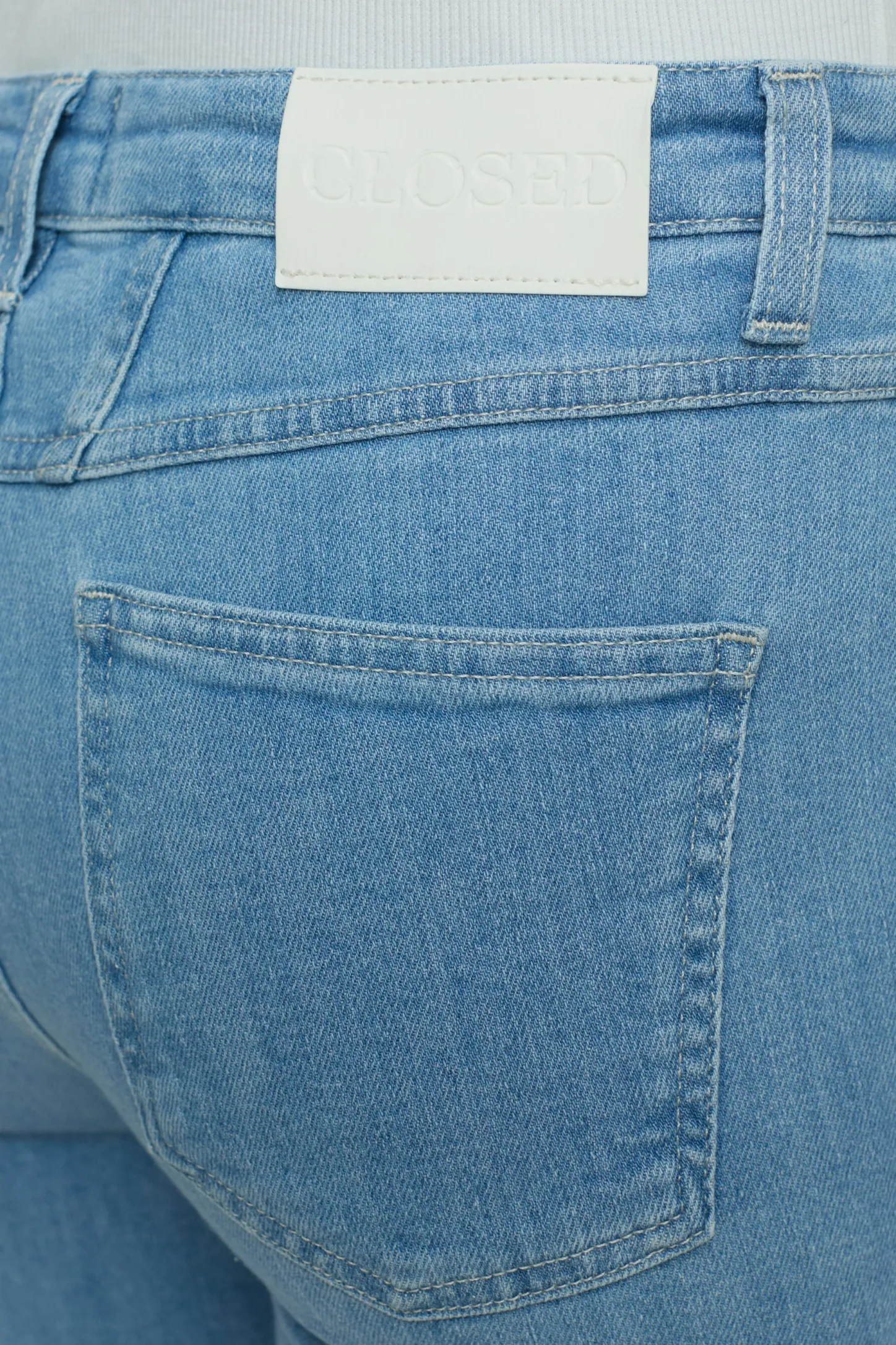 CLOSED Mager>Skinny Jeans - Stijlnaam Skinny Pusher Lichtblauw