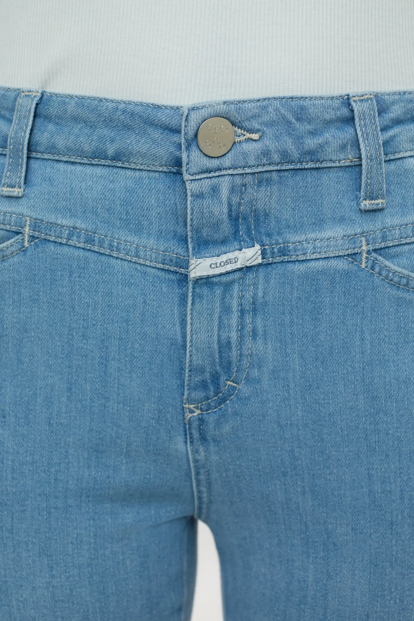 CLOSED Mager>Skinny Jeans - Stijlnaam Skinny Pusher Lichtblauw