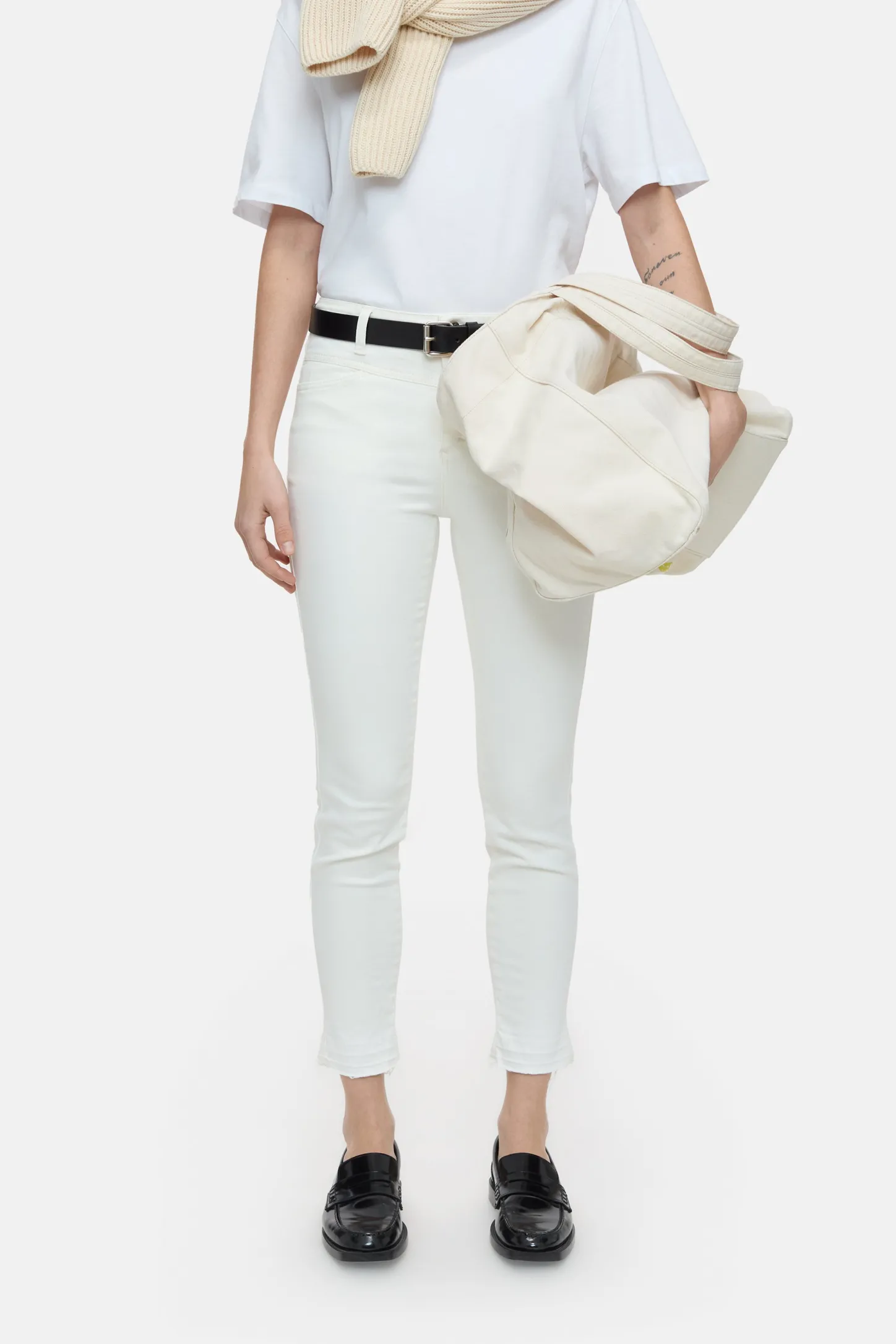 CLOSED Jeans>Skinny Jeans - Stijlnaam Skinny Pusher Ivoor