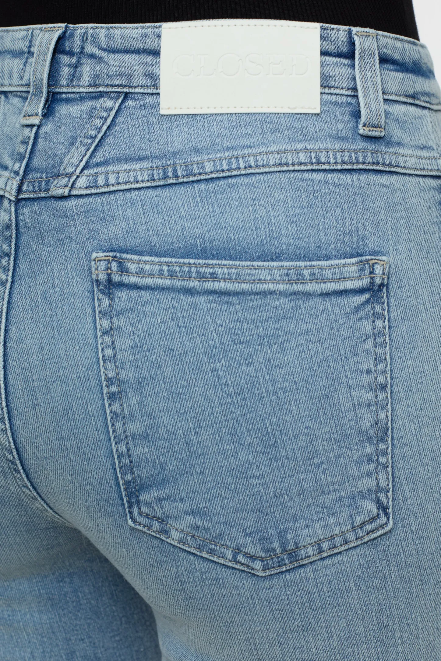 CLOSED X-Pocket-Familie>Skinny Jeans - Stijlnaam Skinny Pusher Midden Blauw