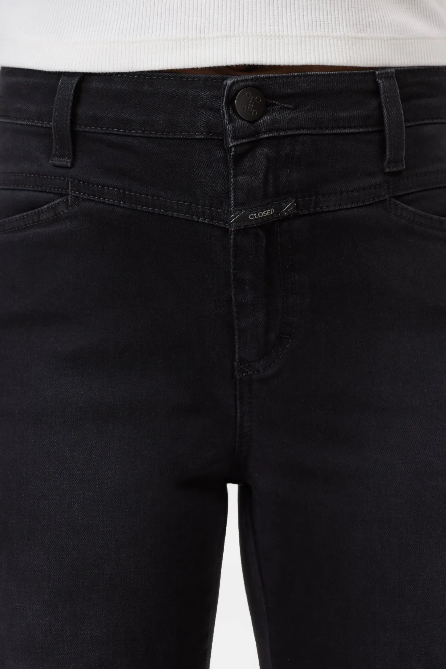 CLOSED Jeans>Skinny Jeans - Stijlnaam Skinny Pusher Donker Grijs