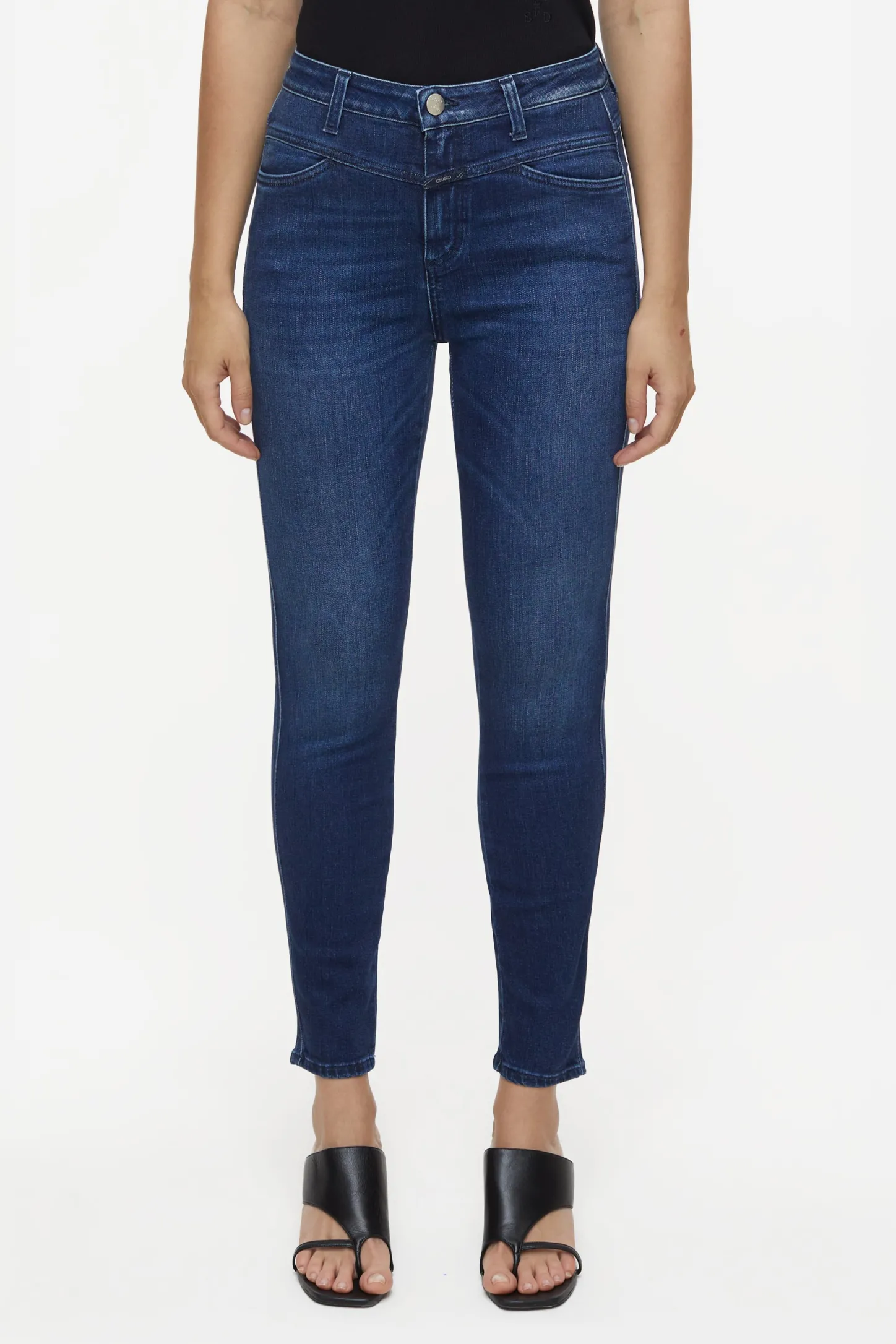 CLOSED Mager>Skinny Jeans - Stijlnaam Skinny Pusher Donkerblauw