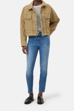 CLOSED Eco-Denim>Skinny Jeans - Stijlnaam Skinny Pusher Midden Blauw