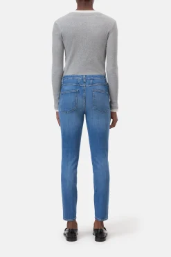CLOSED Eco-Denim>Skinny Jeans - Stijlnaam Skinny Pusher Midden Blauw