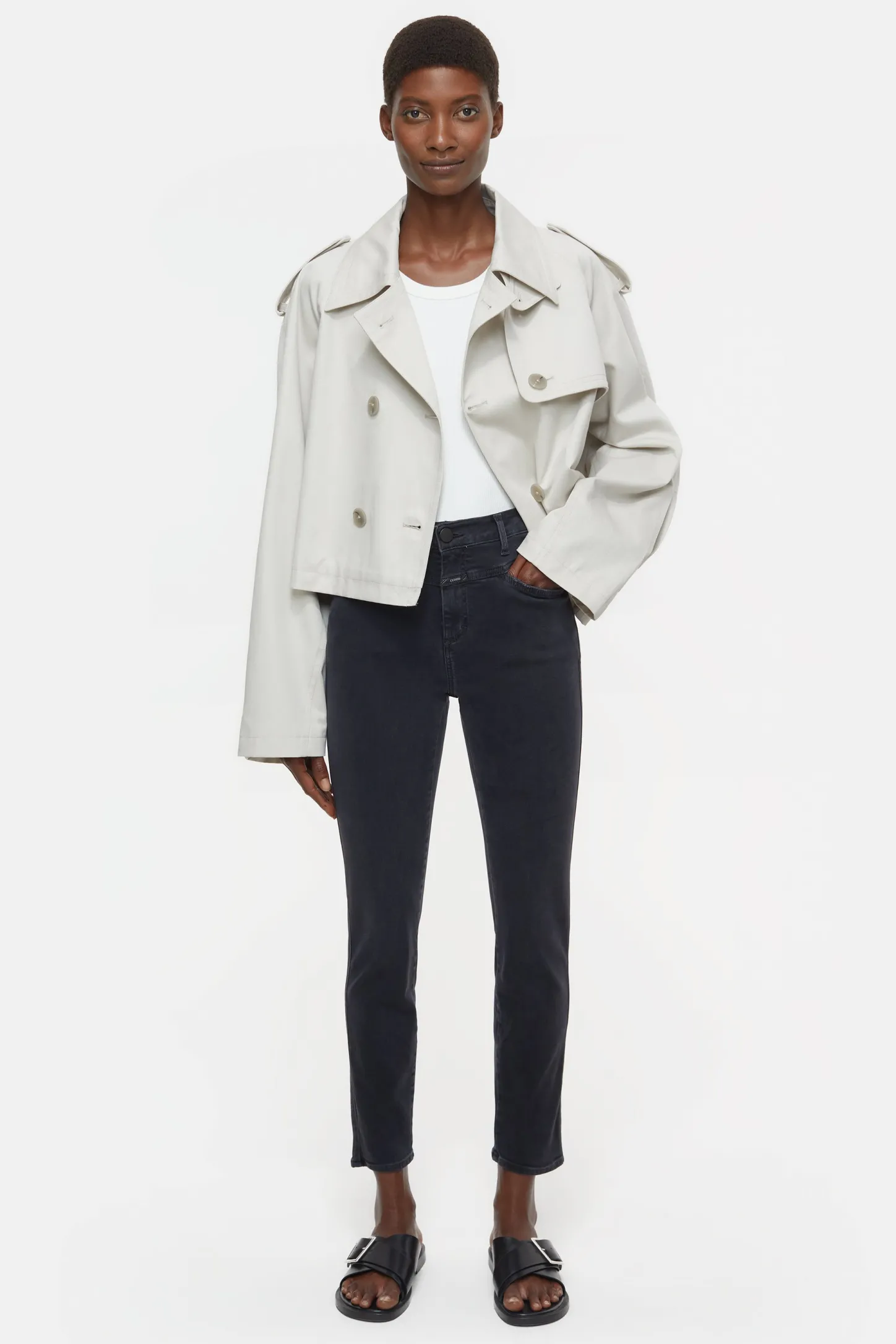CLOSED X-Pocket-Familie>Skinny Jeans - Stijlnaam Skinny Pusher Zwartzwart