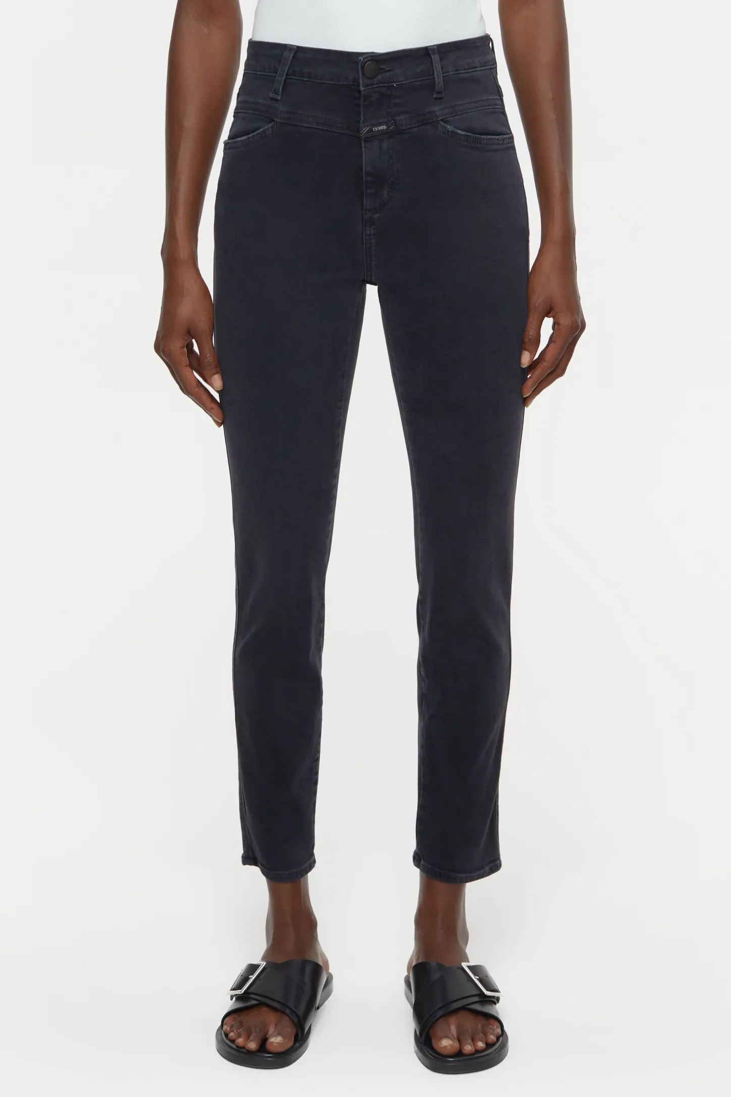 CLOSED X-Pocket-Familie>Skinny Jeans - Stijlnaam Skinny Pusher Zwartzwart