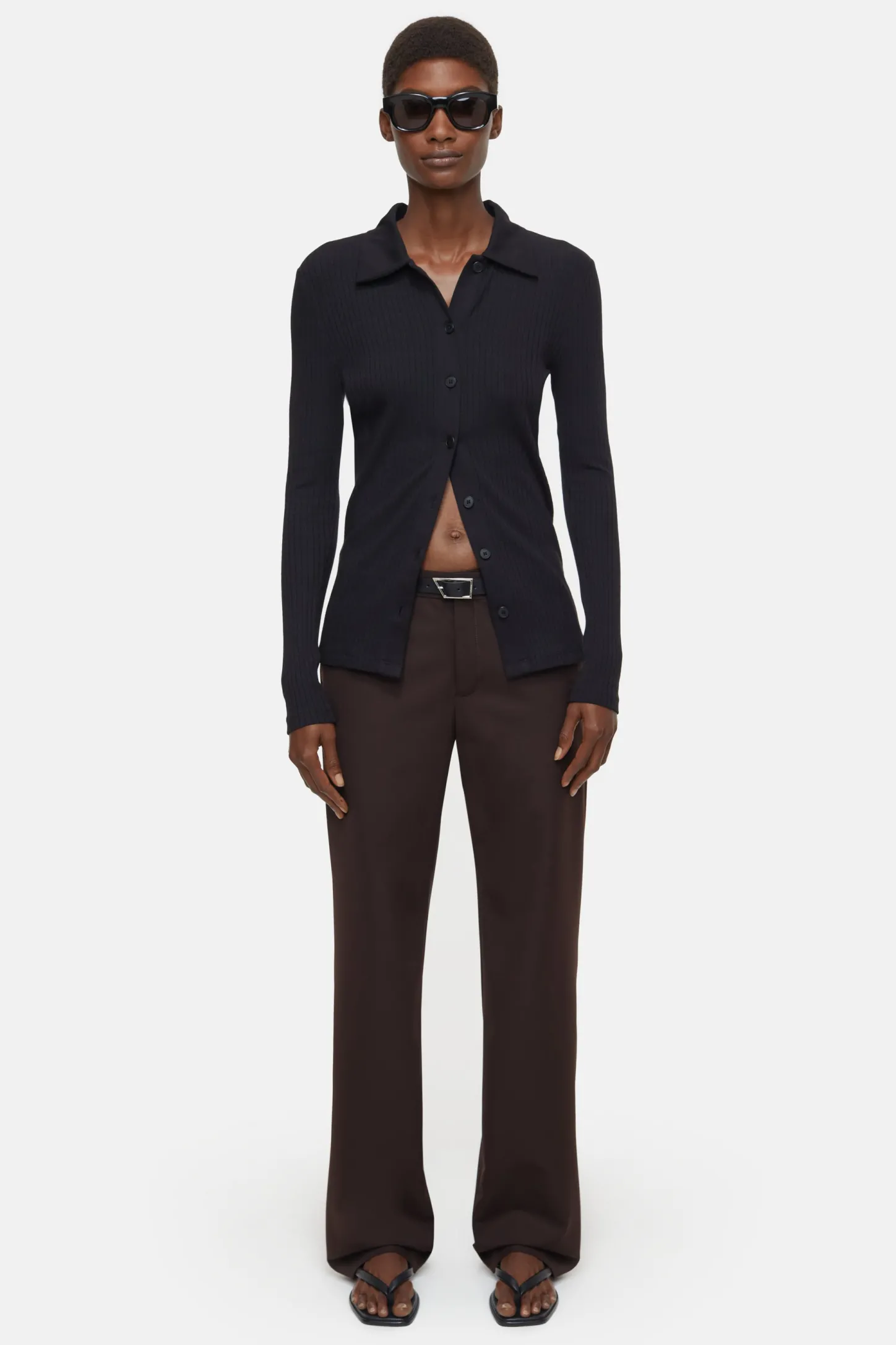 CLOSED Broek>Slanke Broek - Stijlnaam Bryson Koude Chocolademelk